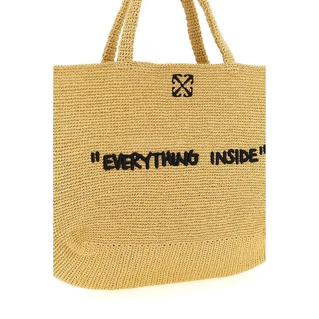 Off-White OFF WHITE Jitney Beige Tote Bag New Size ONE SIZE - 3 Thumbnail