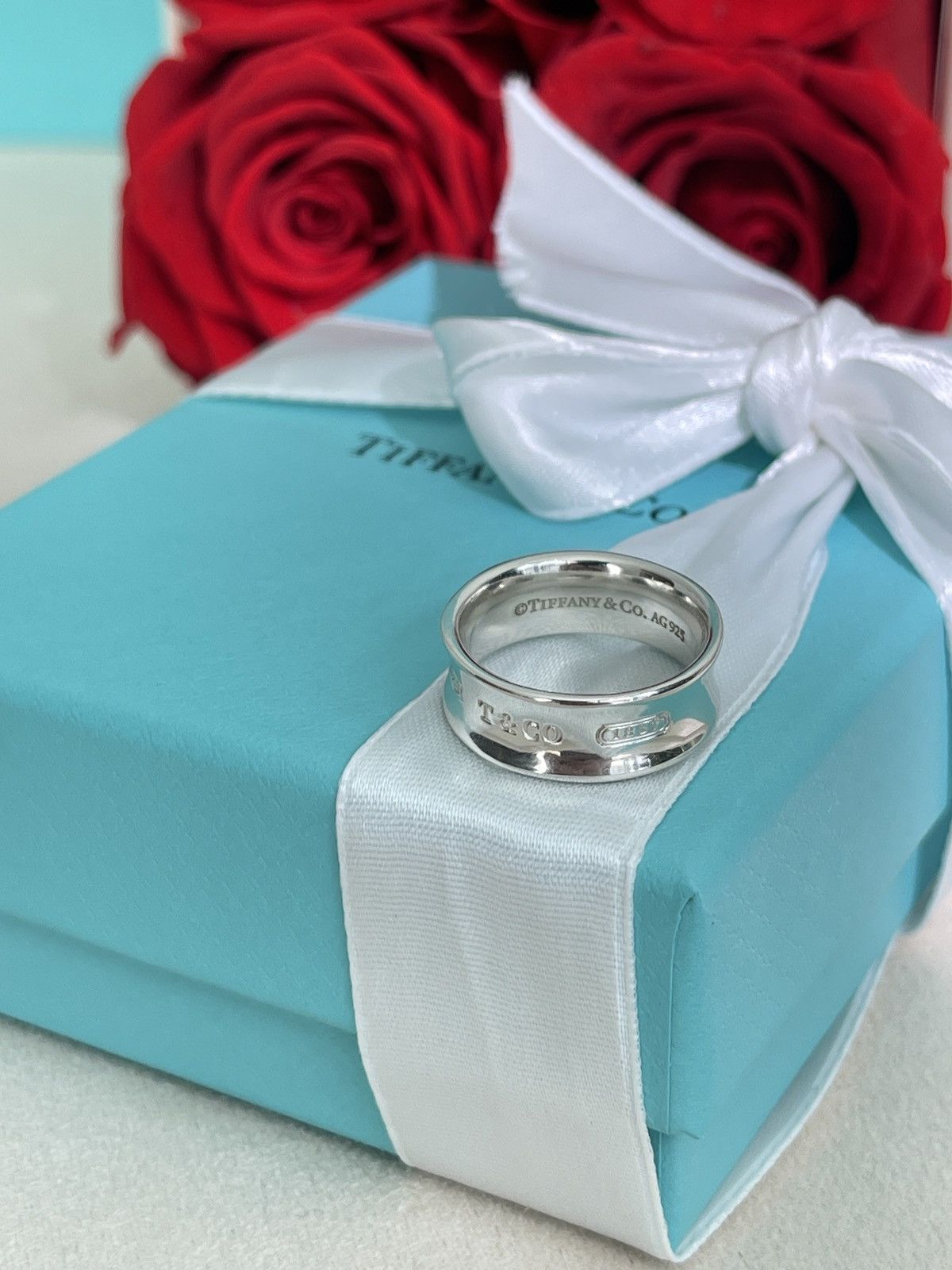 Tiffany & Co. 1837 Ring in Sterling Silver size 5.5 NEW $450