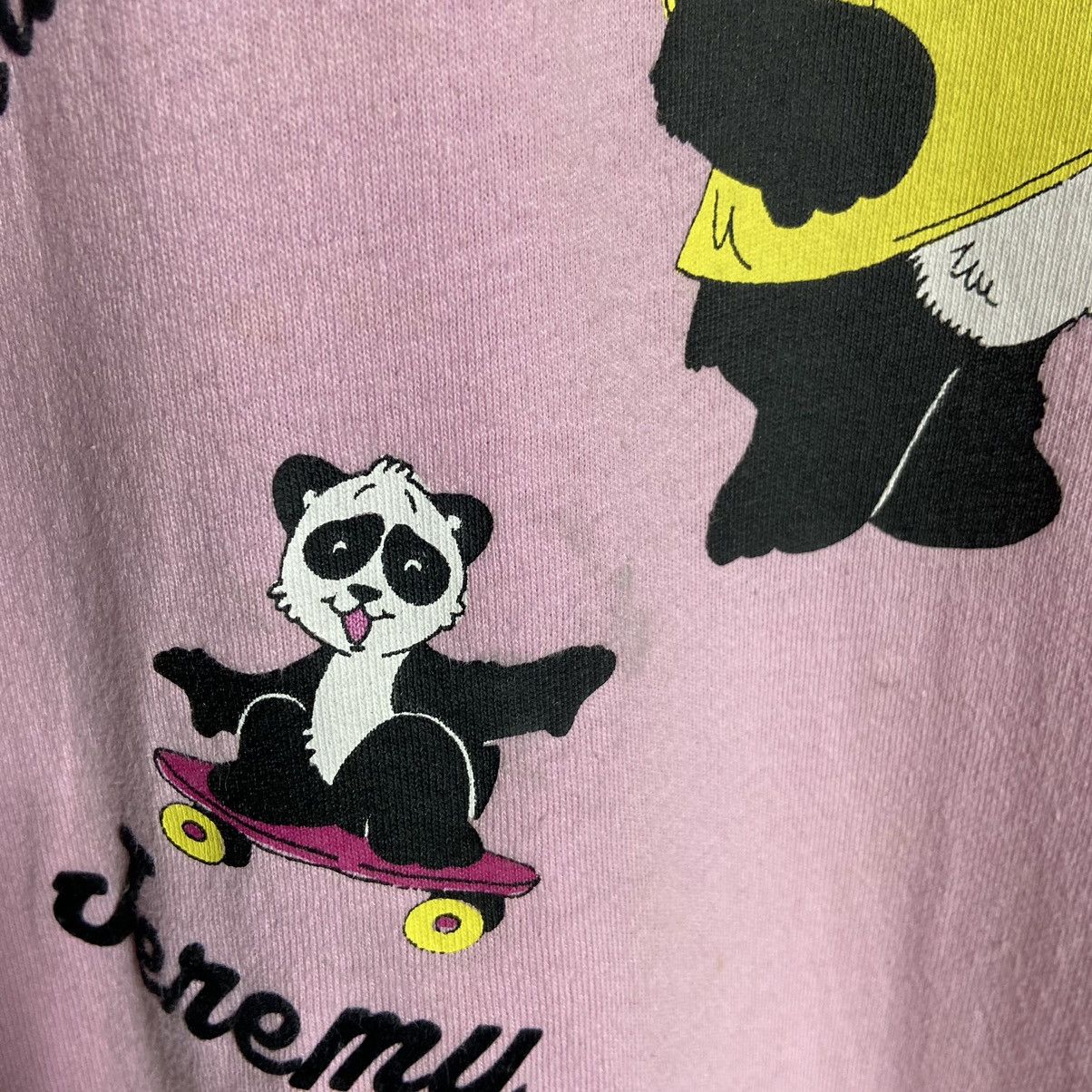 Anime × Vintage Vintage 90s Grandma’s Gang Panda Preppy T-Shirt Size US L / EU 52-54 / 3 - 5 Thumbnail