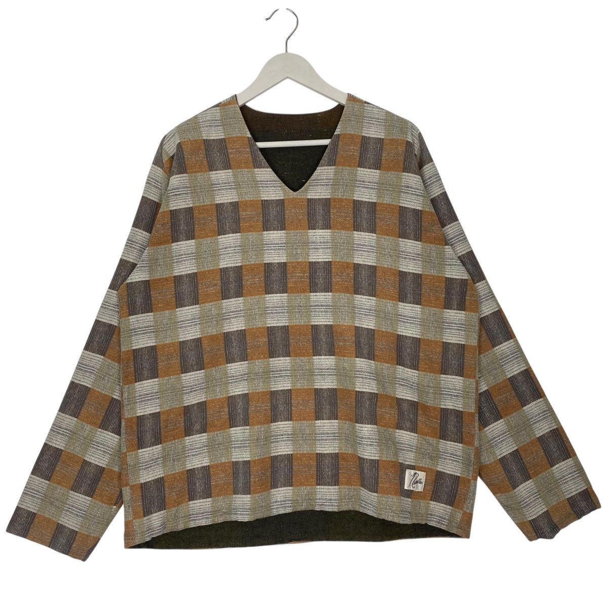 Other Vintage Needles Knit Sweater Brown Pullover Jumper Size M Size US M / EU 48-50 / 2 - 1 Thumbnail