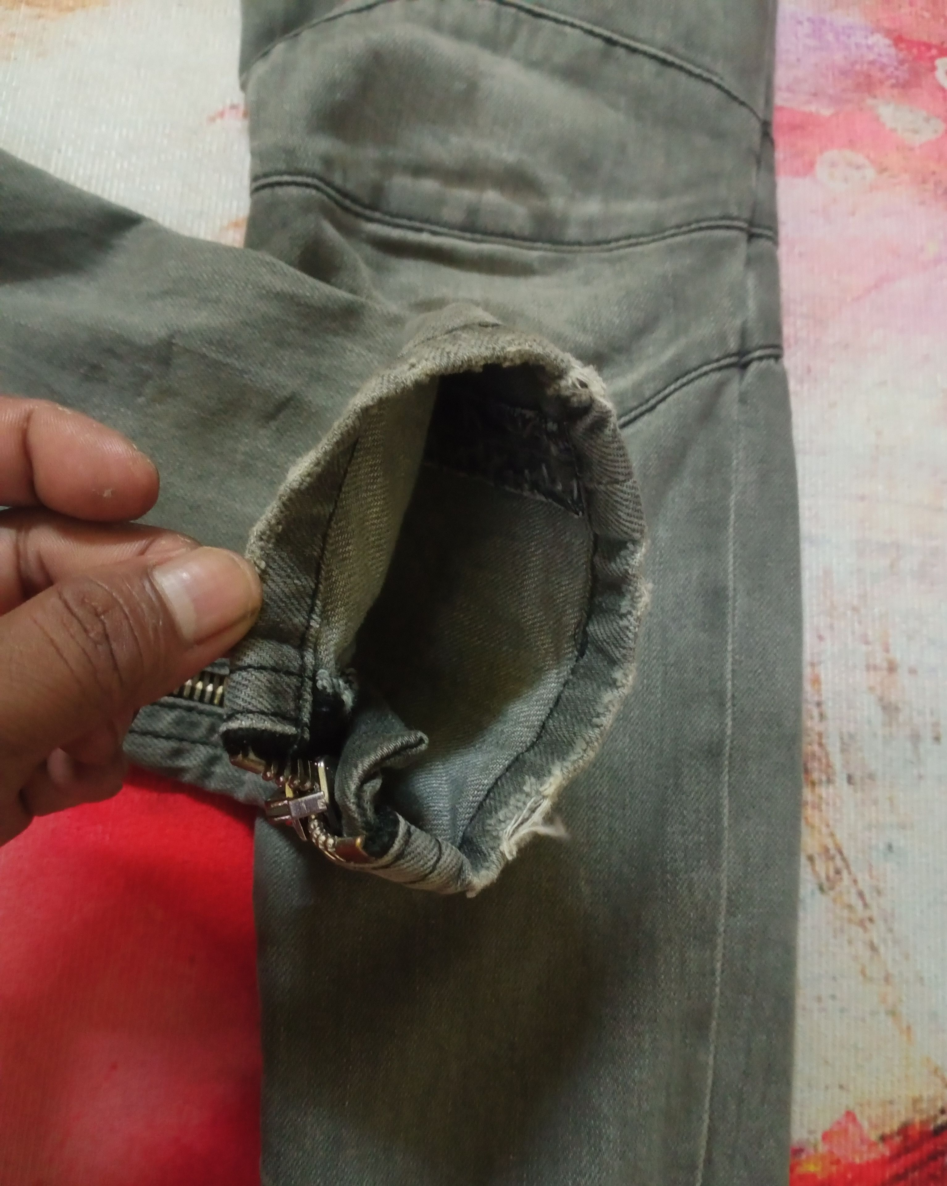 Balmain Balmain Paris Bikers Denim Jeans Size US 30 / EU 46 - 6 Thumbnail