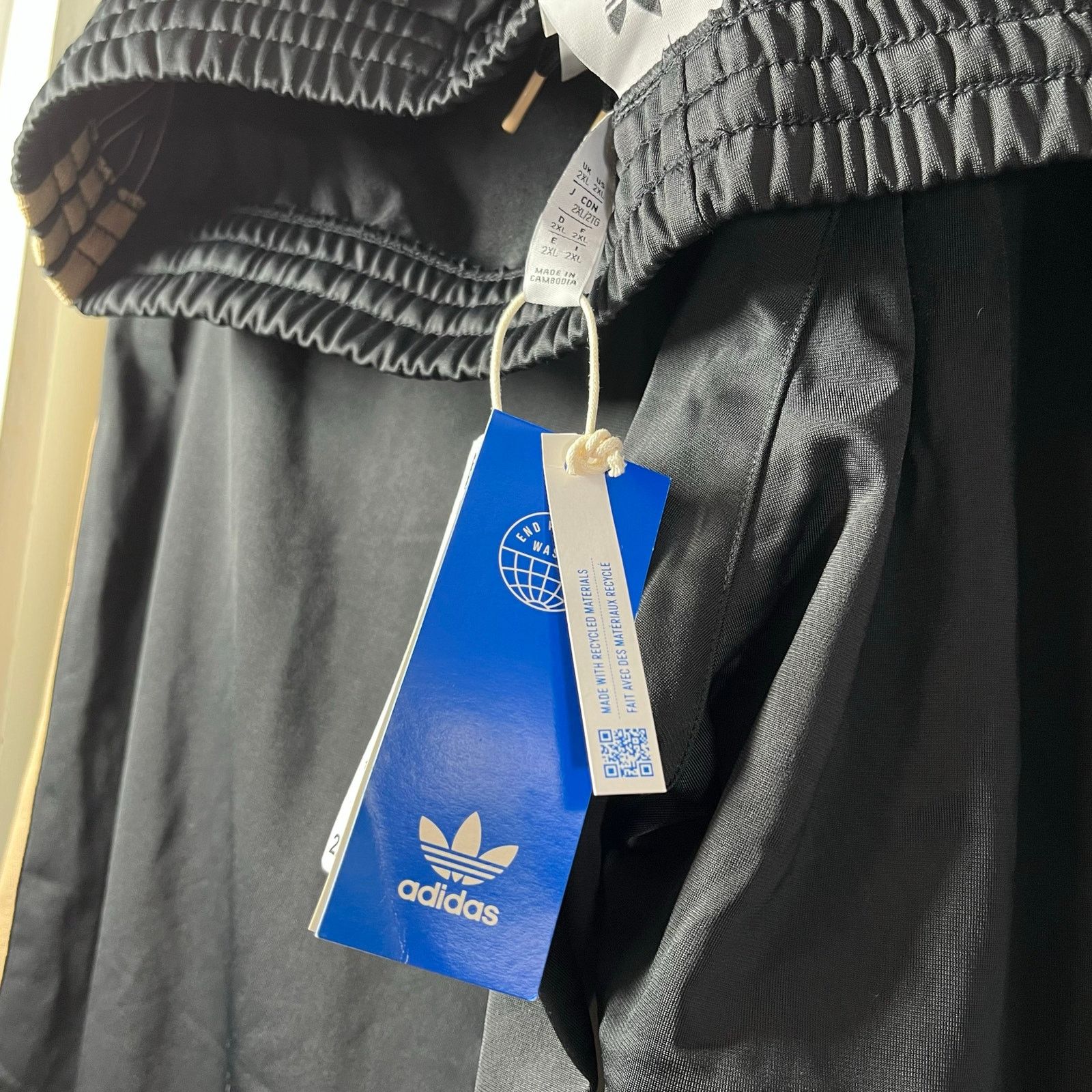 Adidas •NWT• ADIDAS MENS 2XL TRICOT SST TP ORIGINALS PANTS in black Size US 40 / EU 56 - 3 Thumbnail