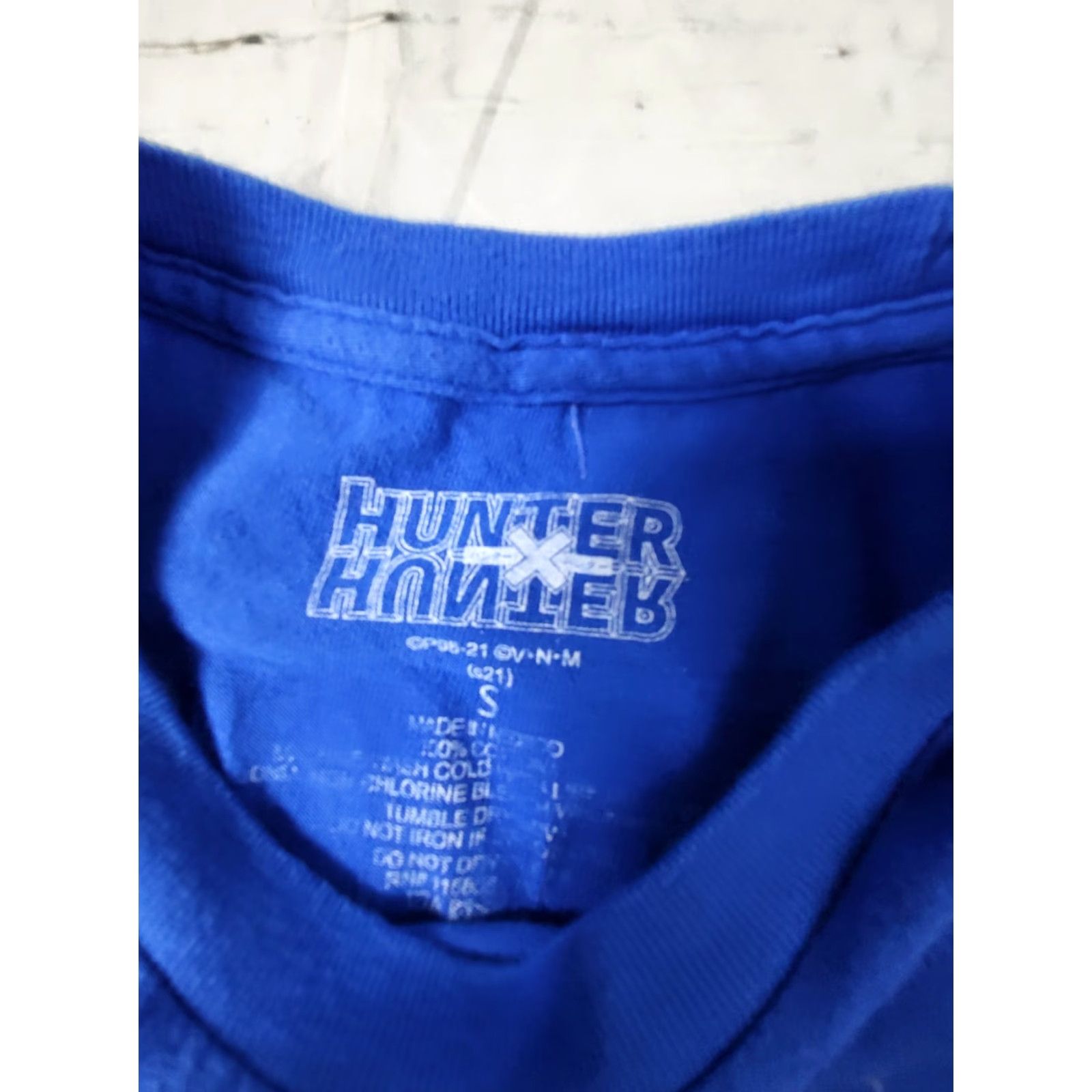 Hunter Hunter X Hunter T-Shirt Blue Short Sleeve Mens Size S EUC Size US S / EU 44-46 / 1 - 5 Thumbnail