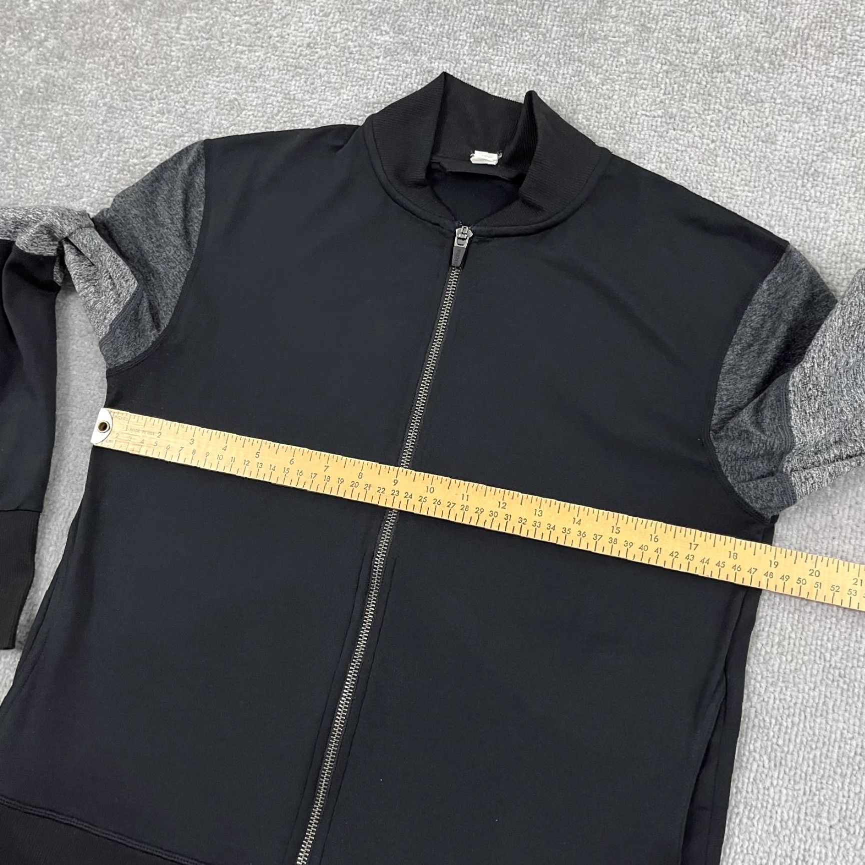 Vuori Vuori Halo Bomber Track Jacket Women Small Black Gray Active Performance Size S / US 4 / IT 40 - 5 Thumbnail