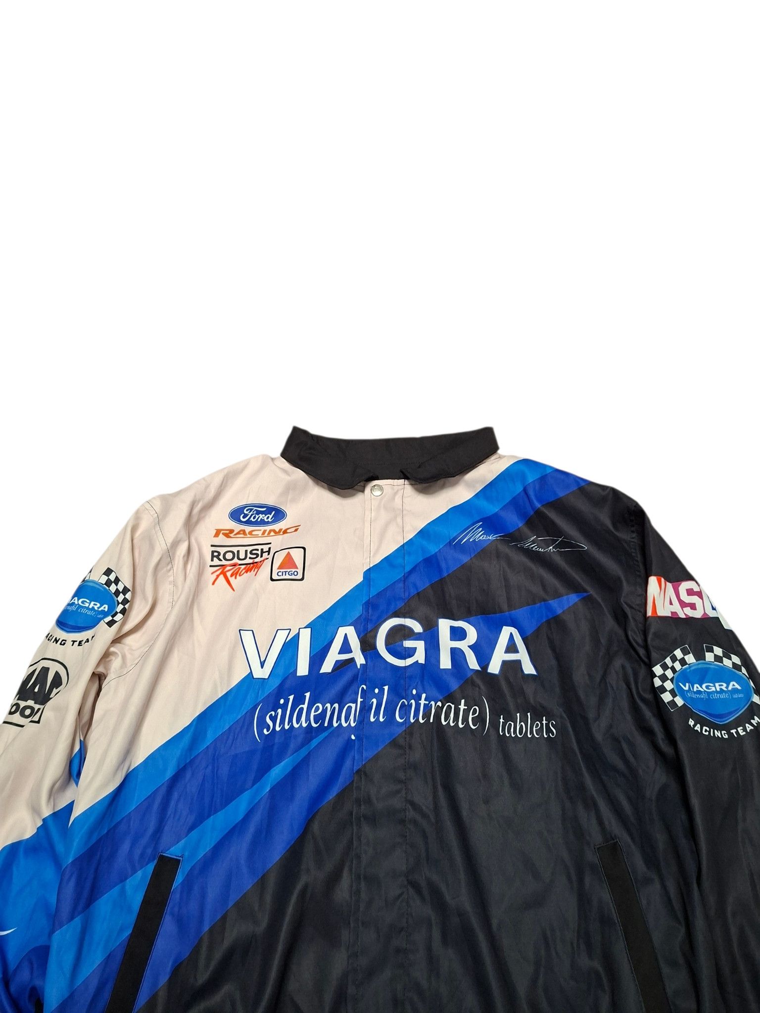 Other VIAGRA RACING VINTAGE BIG LOGO NYLON TRACK JACKET Size US L / EU 52-54 / 3 - 2 Thumbnail