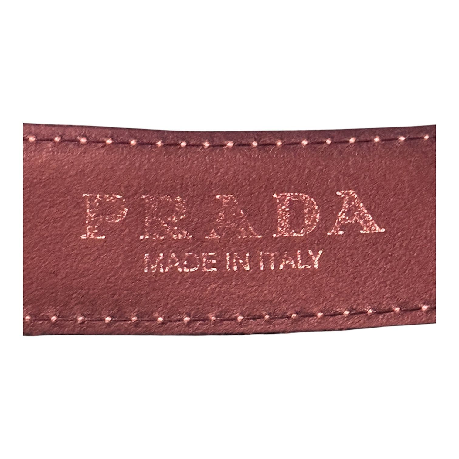 Prada Prada Vintage Leather Belt Embossed leather Size 32 US Size 32 - 7 Thumbnail