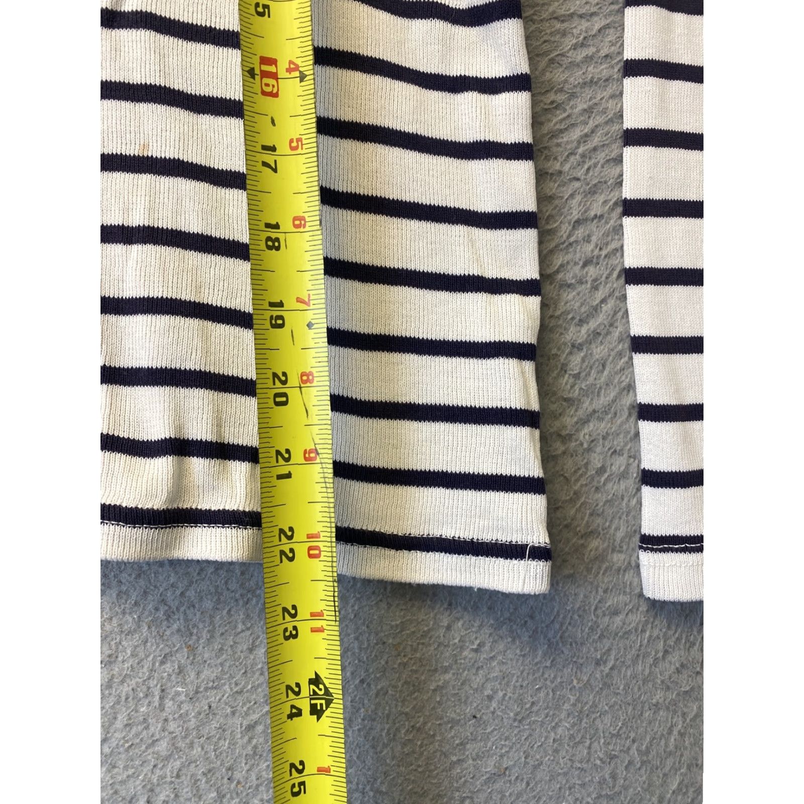 Banana Republic Banana Republic Women's Blouse S Multicolor Stripes Long Sleeve Mock Neck Casual Shirt Size S / US 4 / IT 40 - 6 Thumbnail