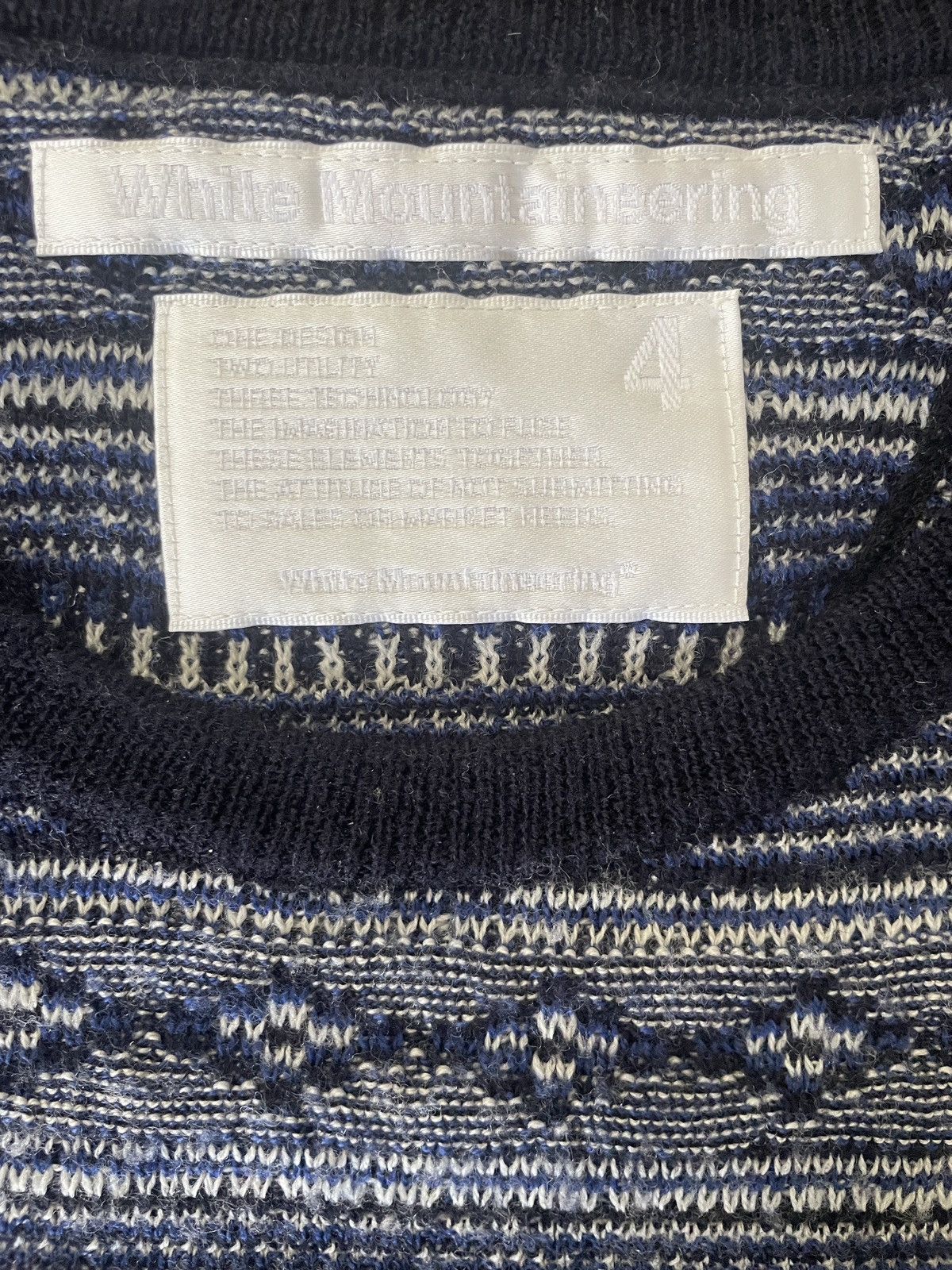 White Mountaineering White Mountaineering Wool Knit sweater Made in Japan Size 4 Size US L / EU 52-54 / 3 - 3 Thumbnail