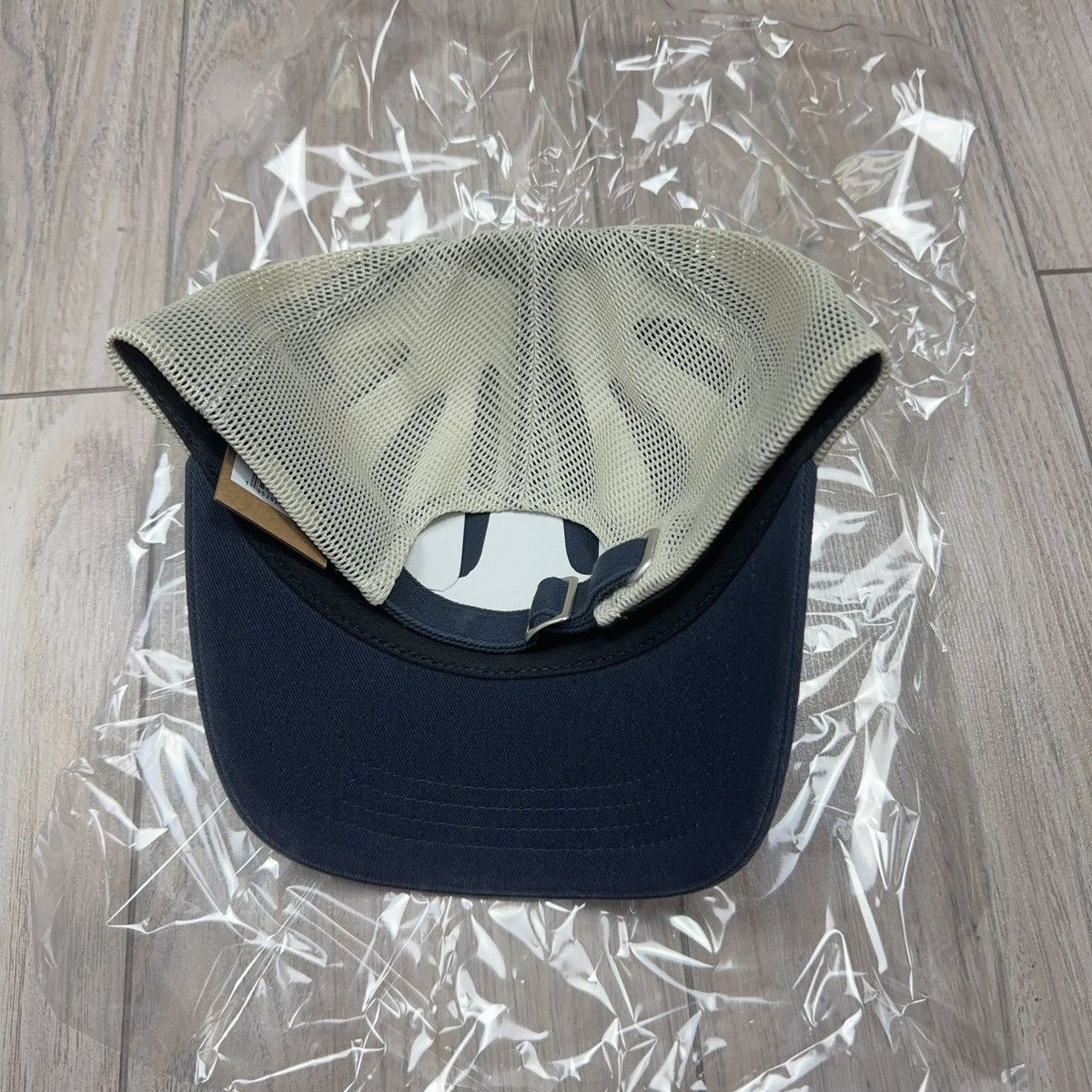 Stussy Stussy Low Pro Workgear Strapback Navy Trucker Mesh Hat Size ONE SIZE - 7 Thumbnail