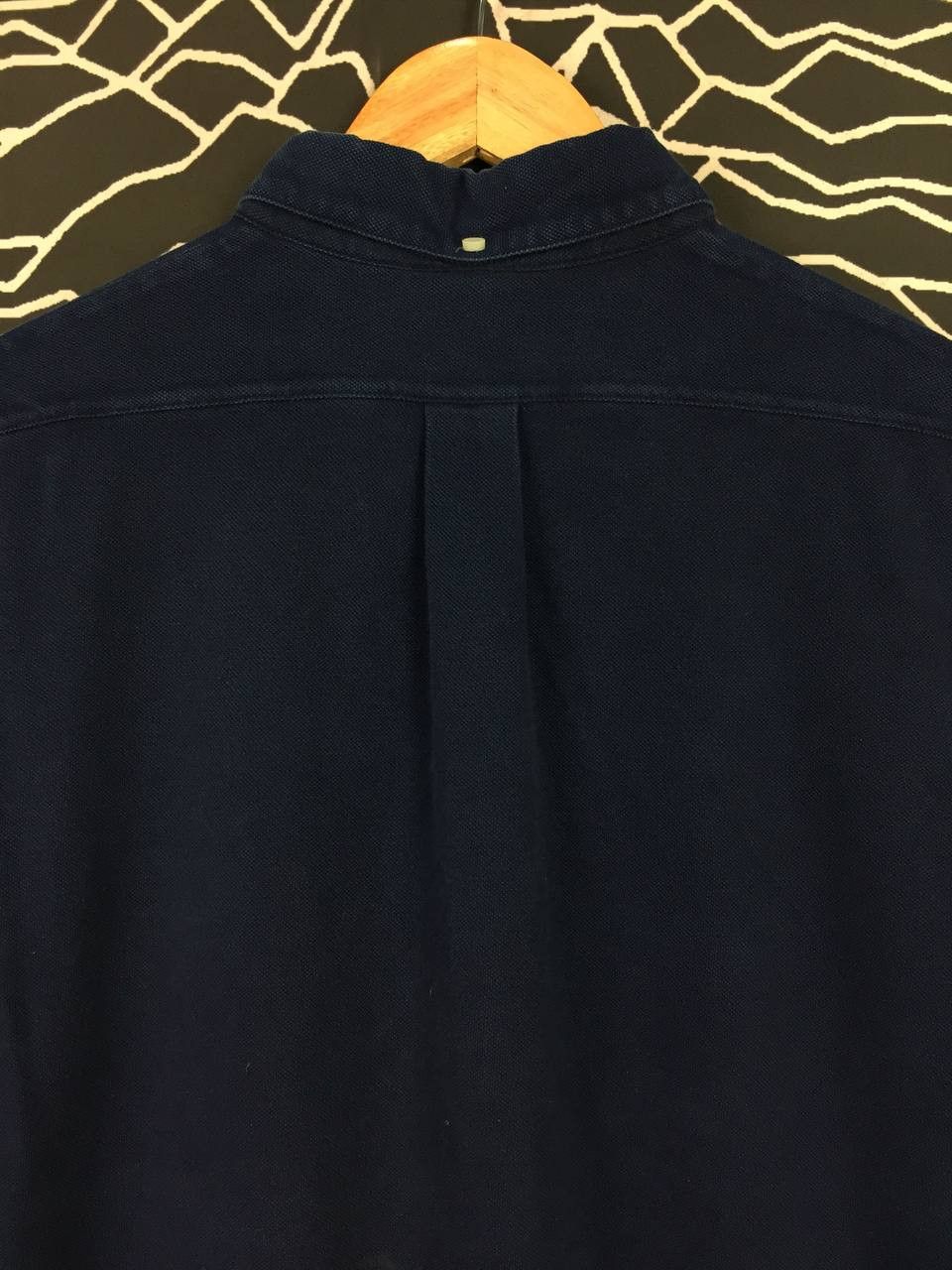 Japanese Brand × Nonnative × Vintage Vtg Nonnative Indigo-Dyed Mesh Pocket Polo Tee Size US M / EU 48-50 / 2 - 6 Thumbnail