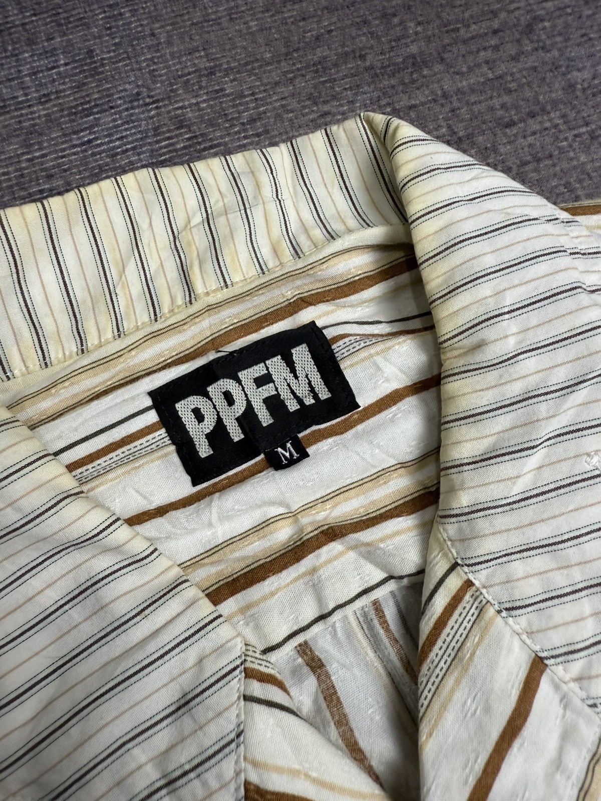PPFM PPFM STRIPE SHIRT Size US M / EU 48-50 / 2 - 4 Thumbnail