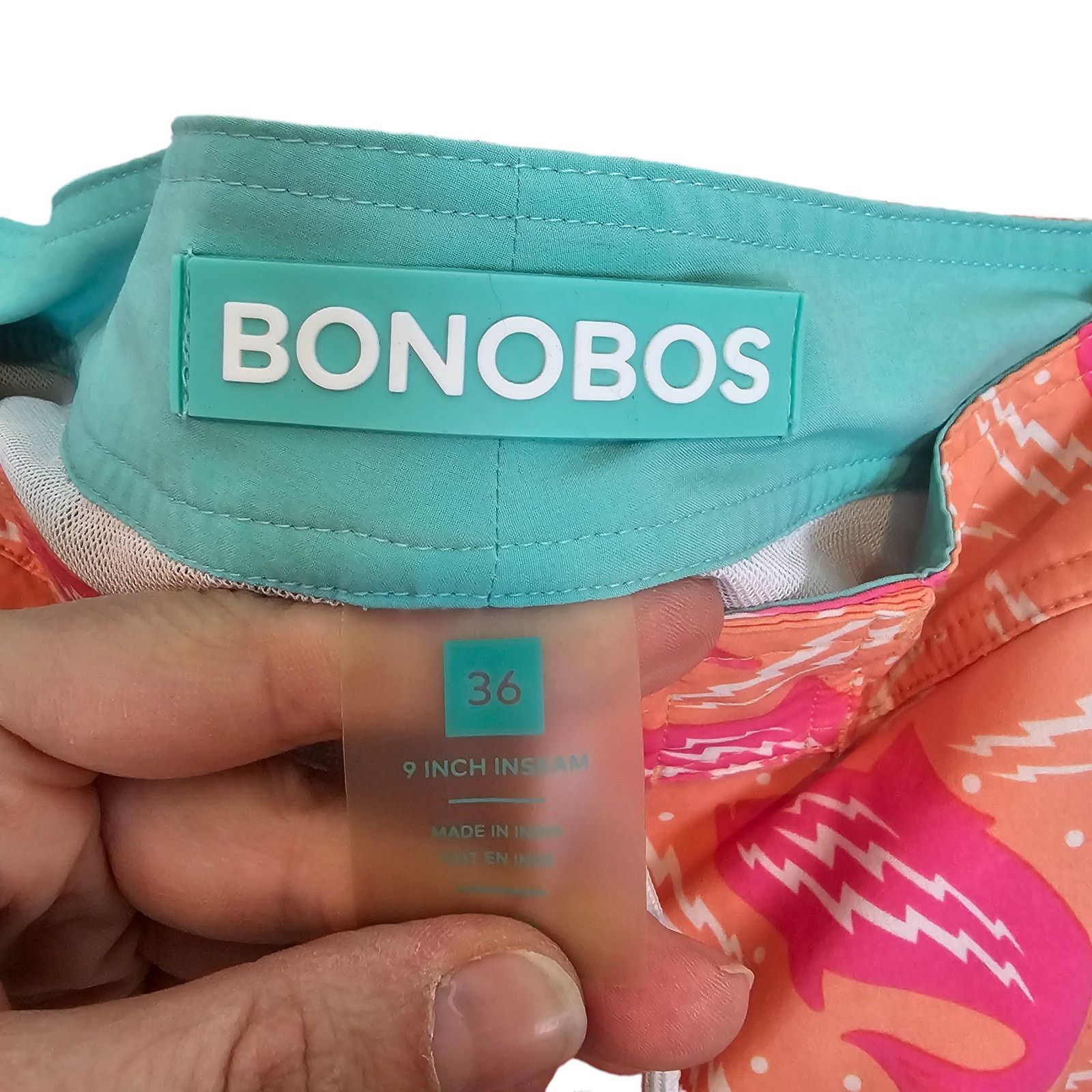 Bonobos Bonobos Mens Fish Print Swim Trunks 36 Beach Surf Swimwear Size US 36 / EU 52 - 4 Thumbnail