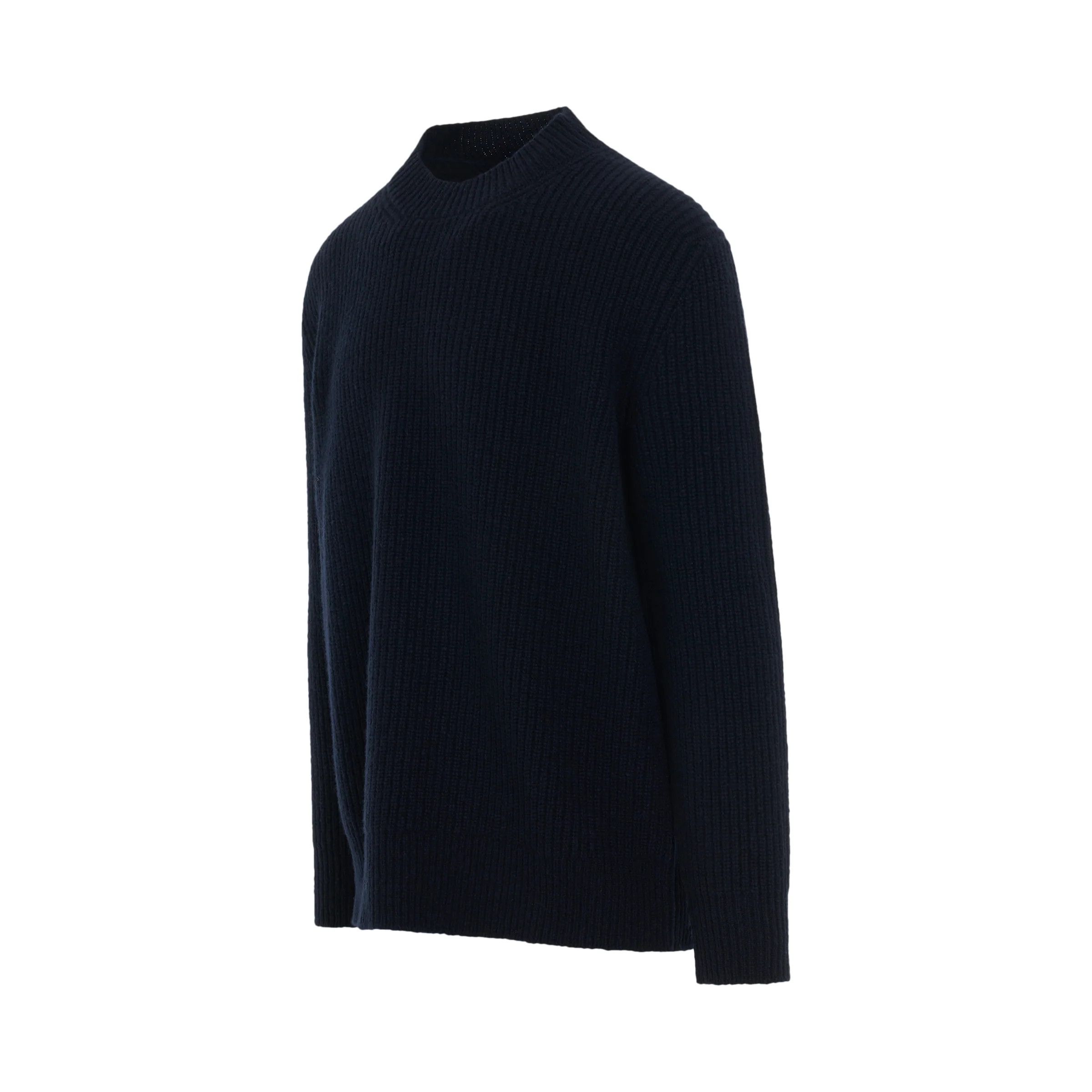 Maison Margiela o1mris0824 Knit Sweater in Dark Blue Size US M / EU 48-50 / 2 - 2 Thumbnail