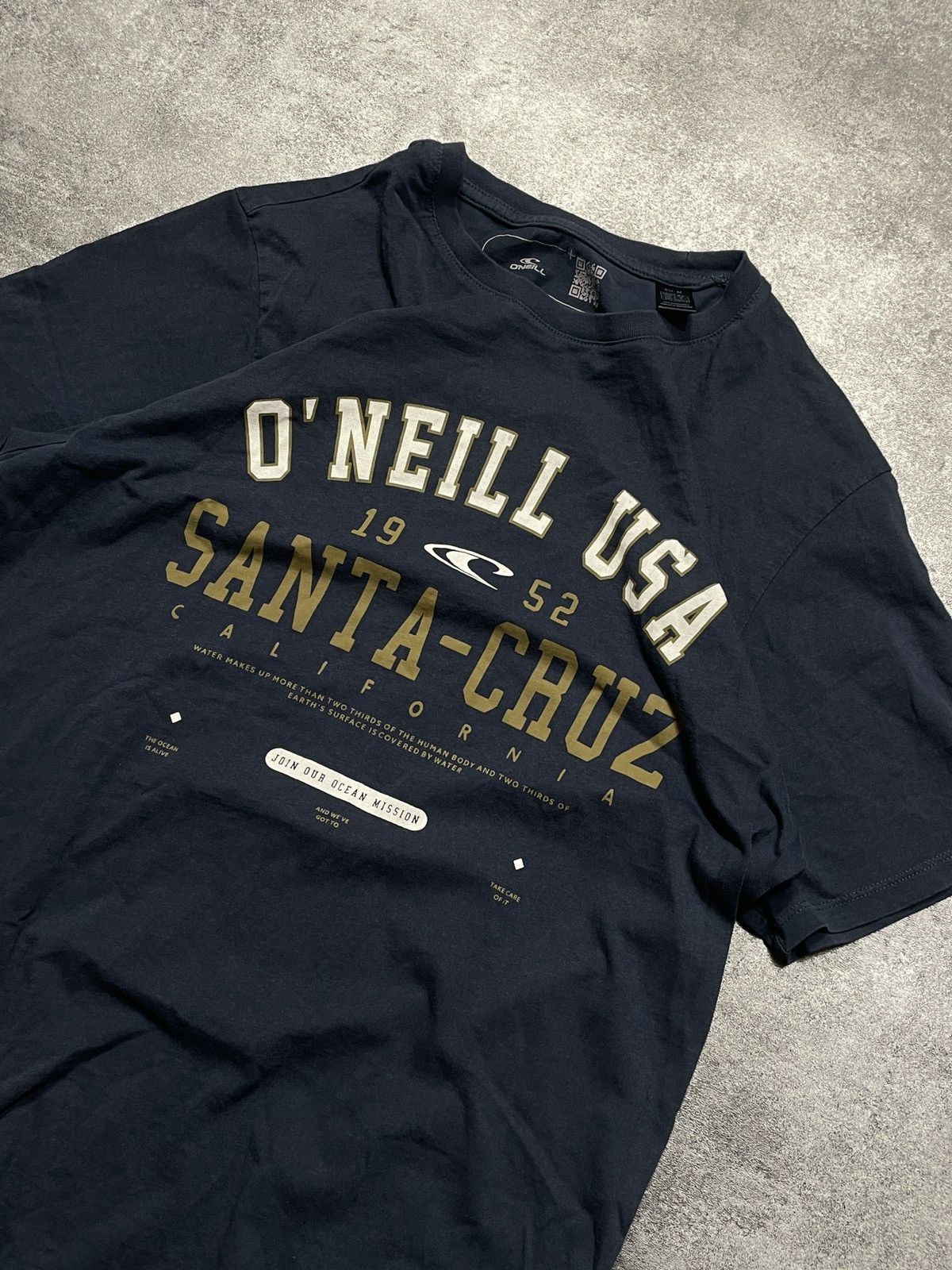 O'Neill × Vintage 🔥Offers🔥O’Neill USA T-Shirt Spellout Santa-Cruz California Size US M / EU 48-50 / 2 - 2 Thumbnail