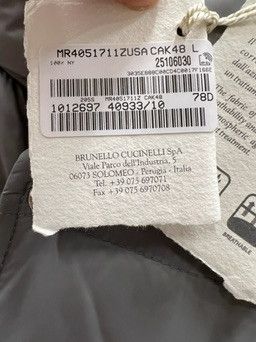 Brunello Cucinelli o1w1db10125 Padded Vest in Light Blue Size US L / EU 52-54 / 3 - 2 Thumbnail