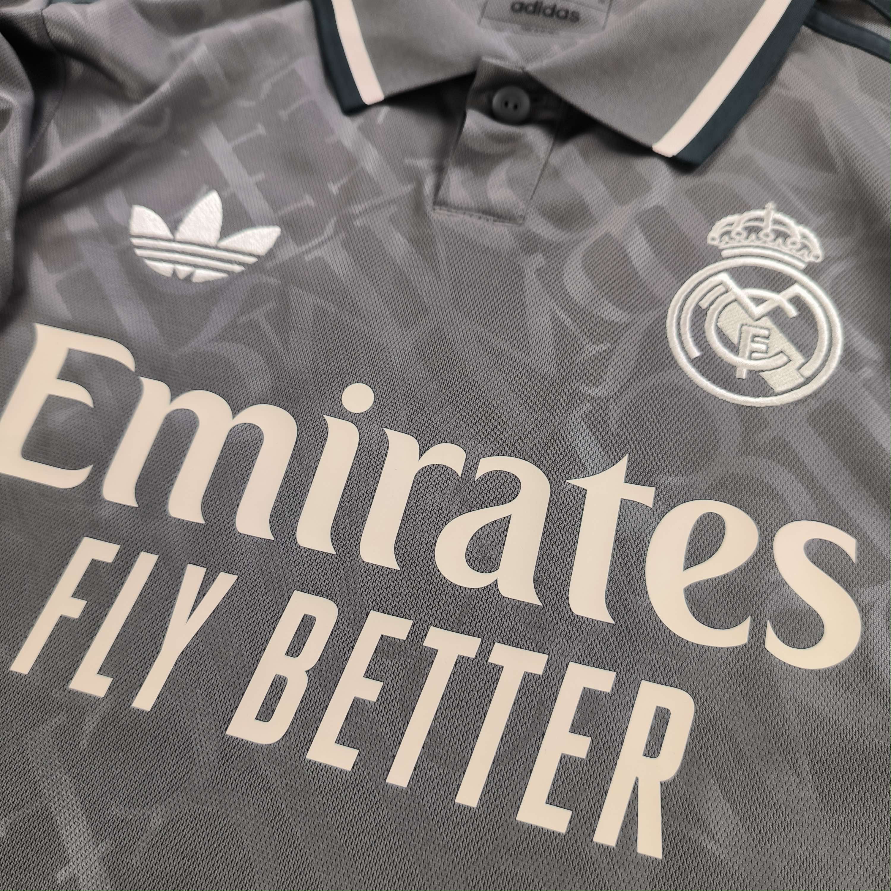 Adidas Real Madrid 2024-25 third UCL Bellingham football jersey XS Size US XS / EU 42 / 0 - 3 Thumbnail