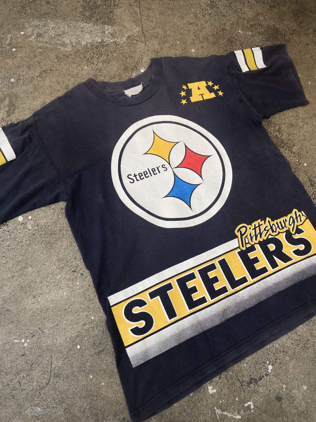 NFL × Vintage Vintage 90s Pittsburgh Steelers Size US XL / EU 56 / 4 - 2 Thumbnail