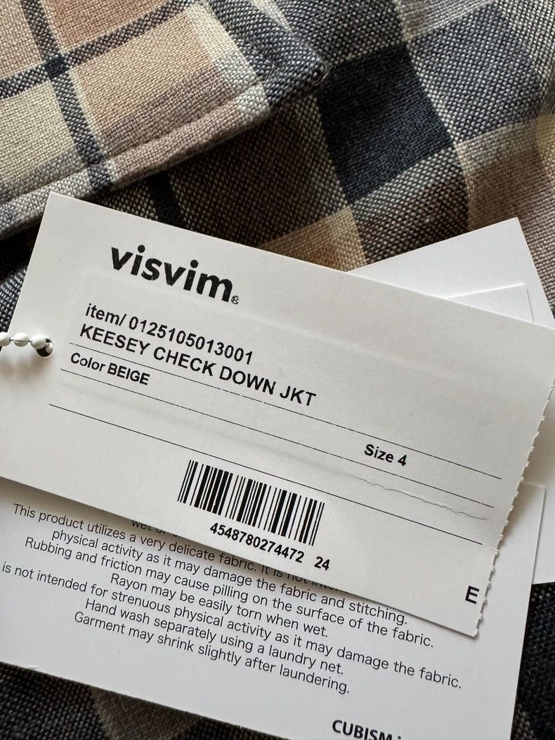 Visvim visvim 25SS KEESEY CHECK DOWN jacket 2501-Nextarrow Size US XL / EU 56 / 4 - 4 Thumbnail