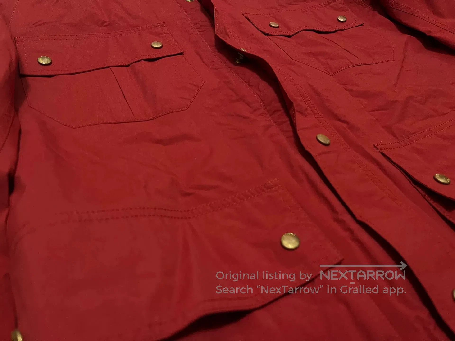 Visvim visvim red hooded jacket with tags. Size US M / EU 48-50 / 2 - 2 Thumbnail