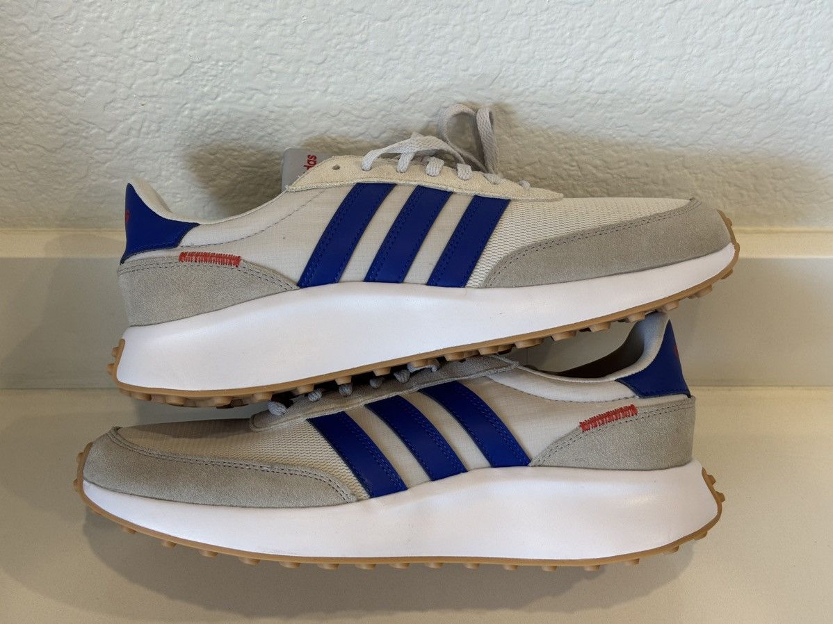 Adidas ADIDAS Run 70s Shoes Grey One/Lucid Blue Size US 10 / EU 43 - 2 Thumbnail