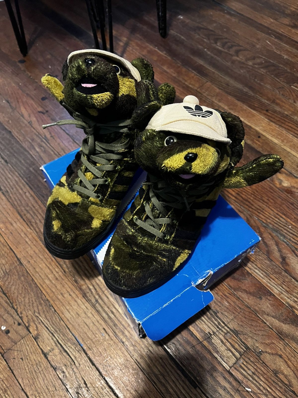 Jeremy Scott × adidas JS BEAR shoes ADIDAS ORIGINALS ObyO JEREMY SCOTT BEAR JS Bear Brown Panda