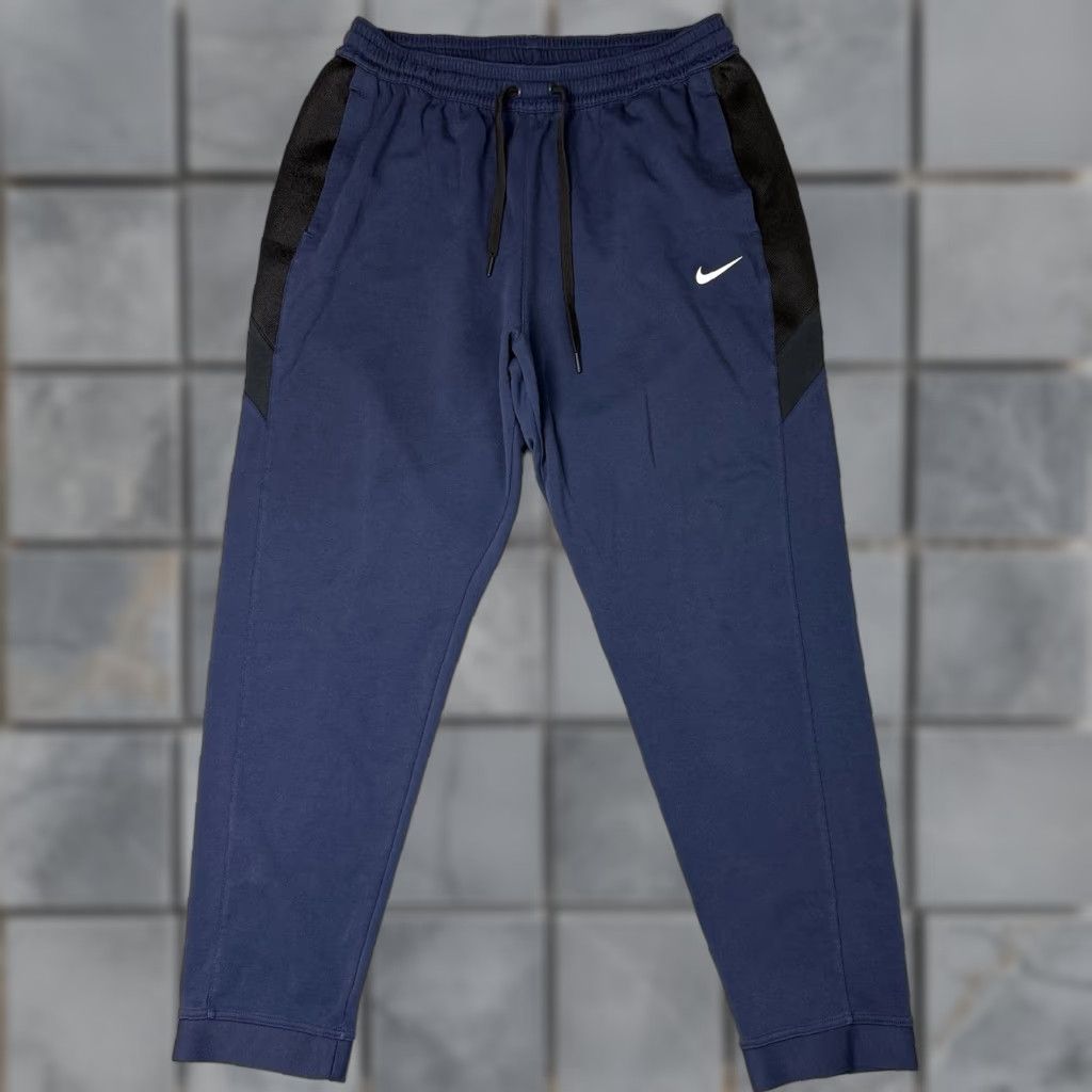 Nike Nike Showtime Pants Mens XXXL Blue Basketball Jogger Pockets Tapered Casual athleisure Sports Size US 39 - 1 Thumbnail