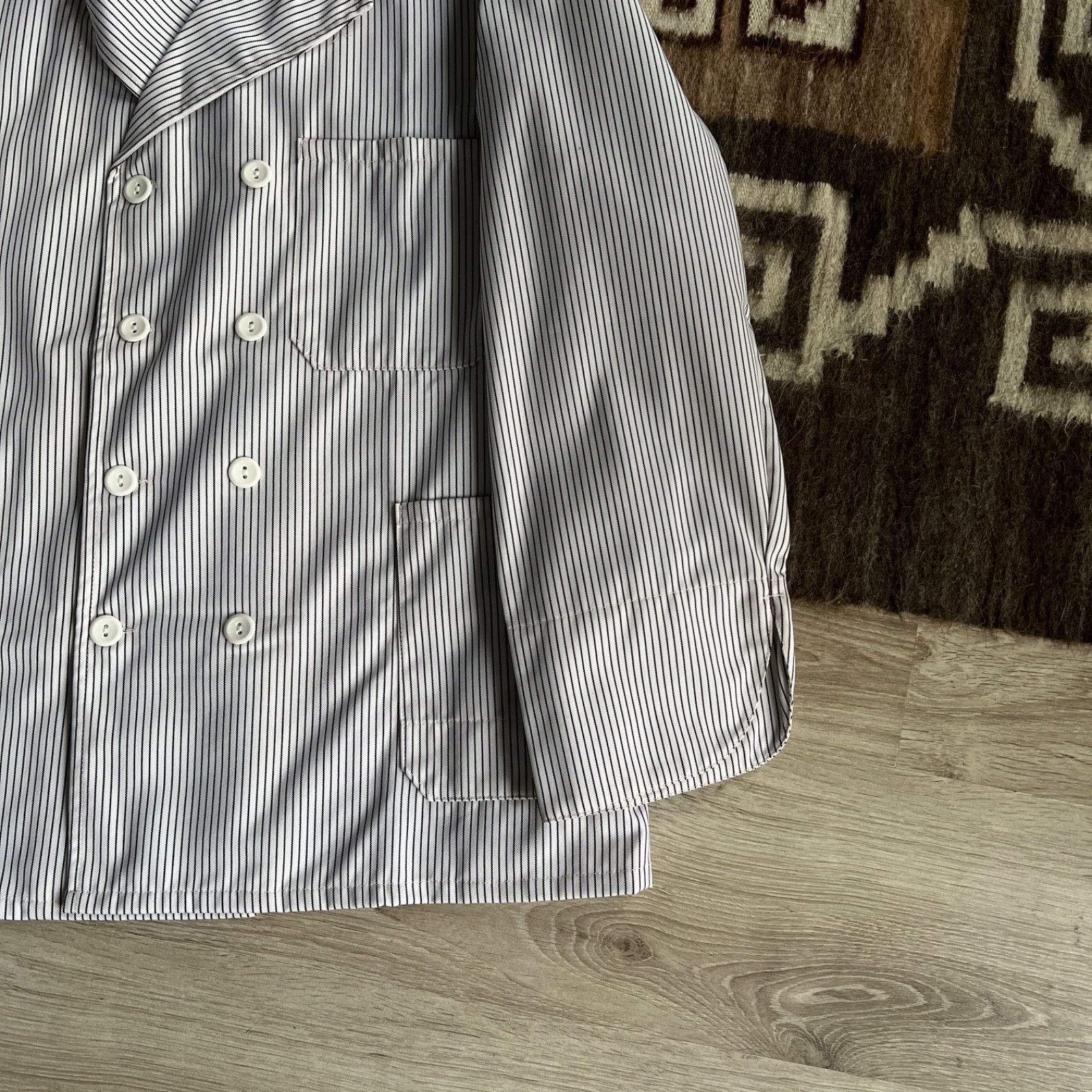 Vintage Vintage French Work Jacket HBT Stripe Chore Coat 9740AC Size US L / EU 52-54 / 3 - 5 Thumbnail