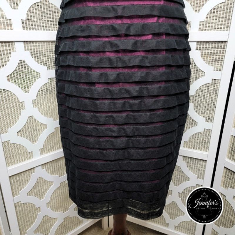 Adrianna Papell Adrianna Papell Sheer Illusion Body Con Bandage Dress Size M / US 6-8 / IT 42-44 - 6 Thumbnail