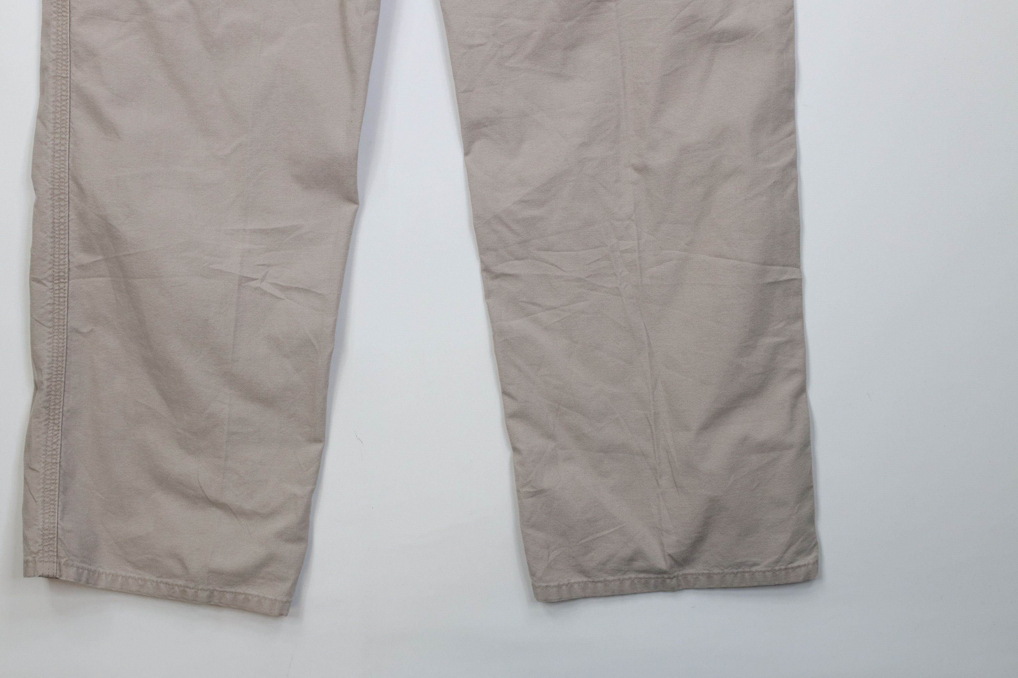 Carhartt Vintage Y2K Carhartt Wide Leg Dungaree Pants Tan Khaki Size US 38 / EU 54 - 14 Thumbnail