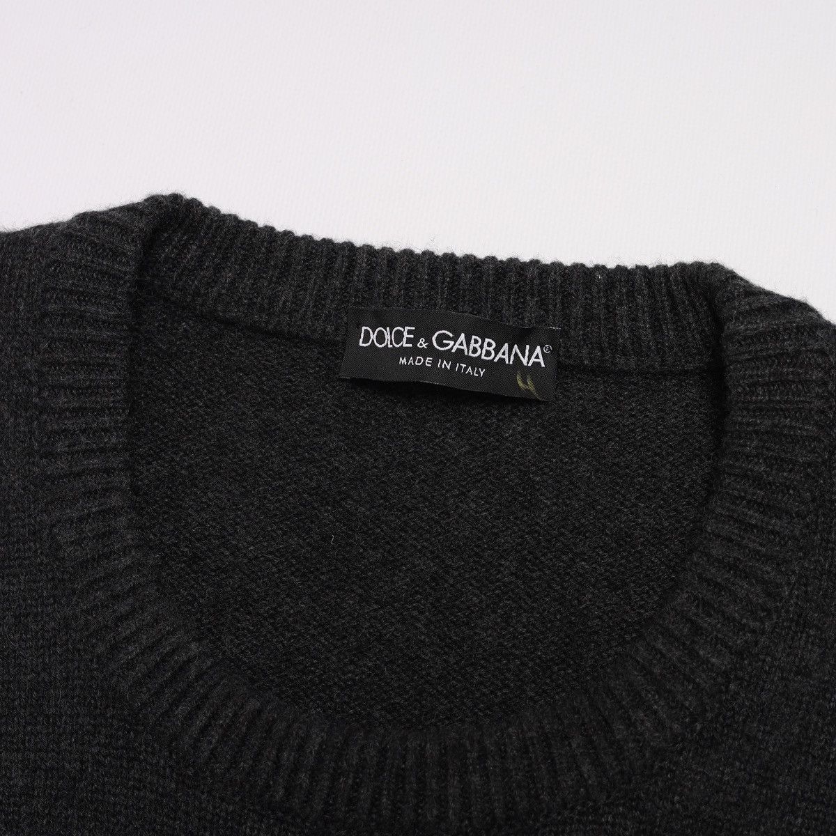 Dolce & Gabbana Dolce Gabbana King Cashmere Wool Sweater Knit Dark Gray Size US L / EU 52-54 / 3 - 5 Thumbnail