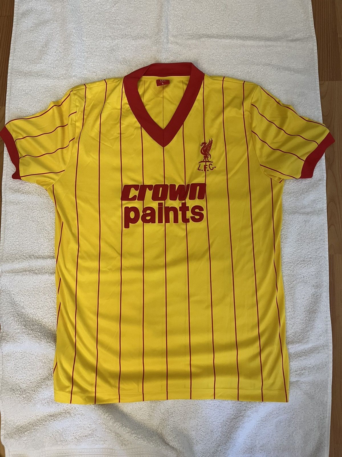 Other Vintage Liverpool LFC 1986 away jersey/kit throwback Size US L / EU 52-54 / 3 - 1 Thumbnail