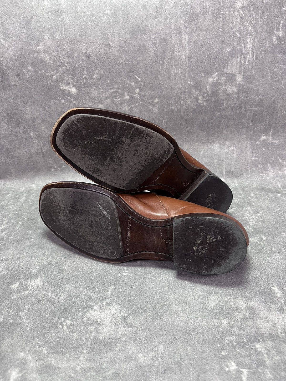 Ermenegildo Zegna Ermenegildo Zegna Brown Slip On Loafers 8 uk Size US 9.5 / EU 42-43 - 12 Thumbnail