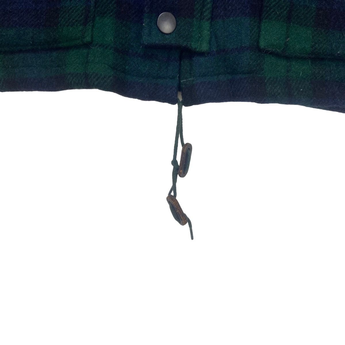 Polo Ralph Lauren Vtg PRL Checkered Plaid Tartan Wool Heavy Coat Size US L / EU 52-54 / 3 - 8 Thumbnail