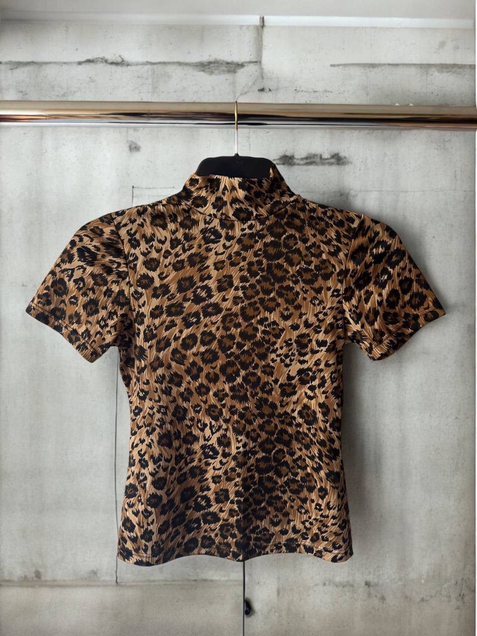 Vintage Morgan de Toi 90s Vintage Y2K Glam Leopard Blouse Size M / US 6-8 / IT 42-44 - 2 Thumbnail