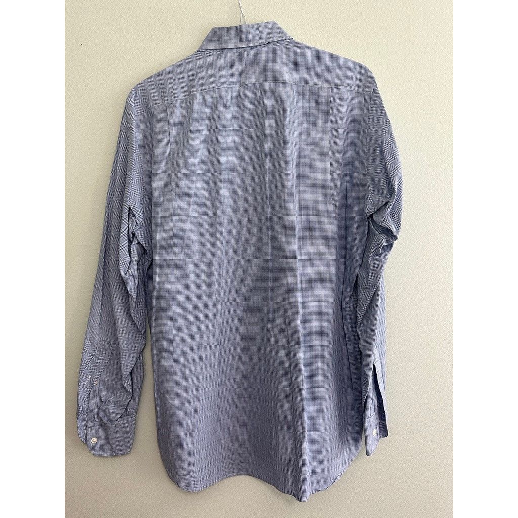 Paul Stuart Paul Stuart blue glen check plaid button down size 15.5 Size US M / EU 48-50 / 2 - 3 Thumbnail