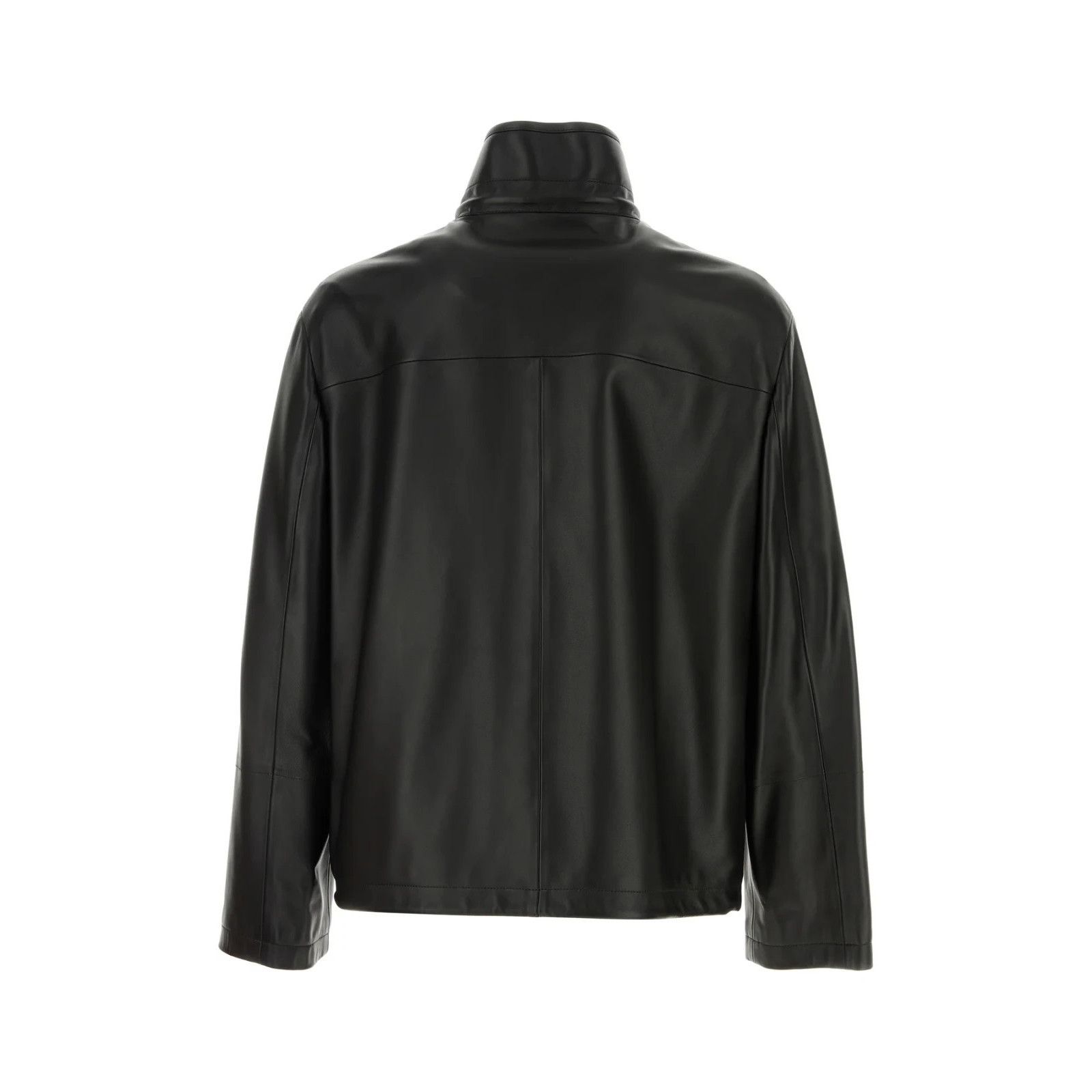 Loewe LOEWE Black Leather Jacket New & Authentic (Men's size:50;) Size US M / EU 48-50 / 2 - 2 Thumbnail