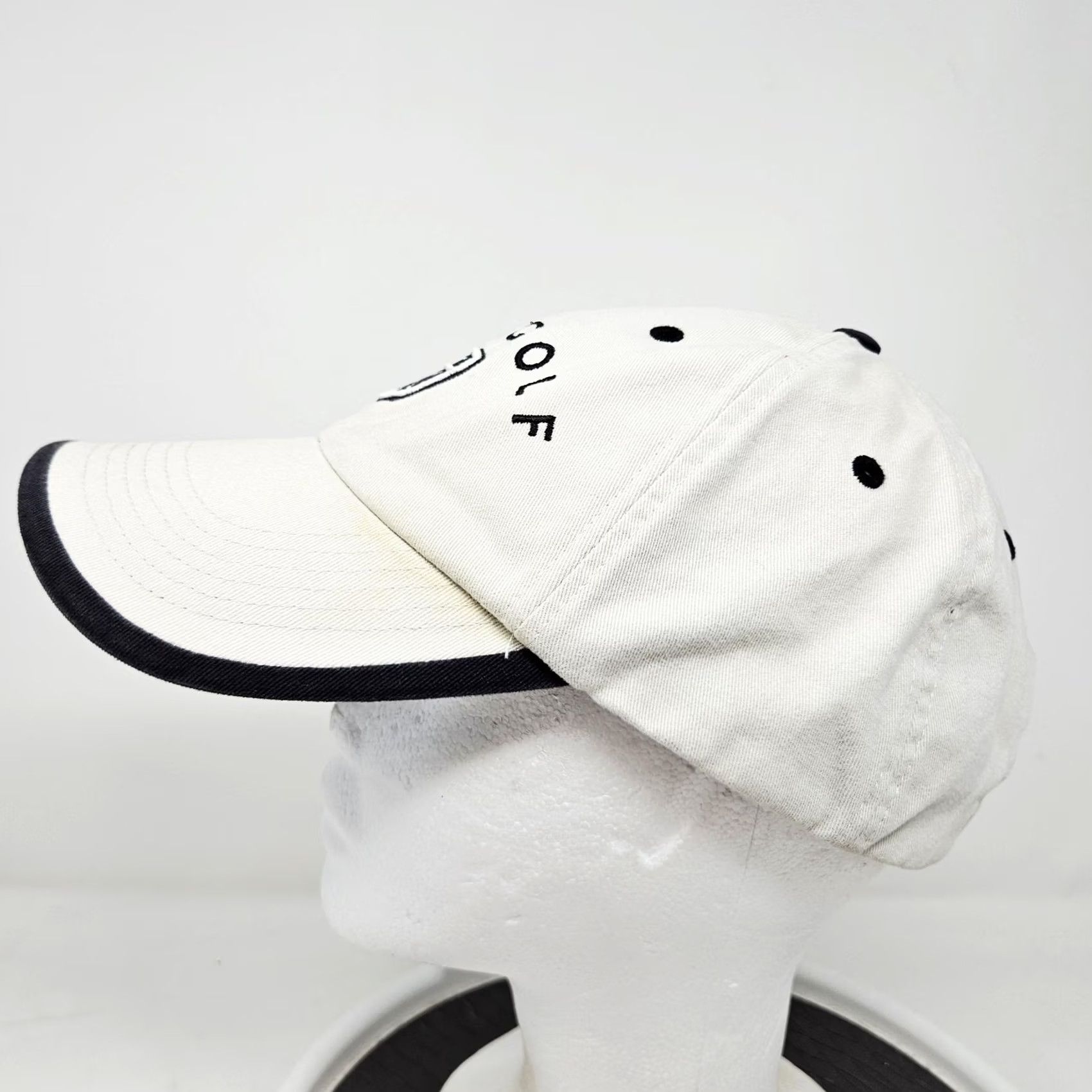Nike Nike Golf Hat Cap Baseball Strap Back One Size White Mens Shield Logo Twill Size ONE SIZE - 5 Thumbnail