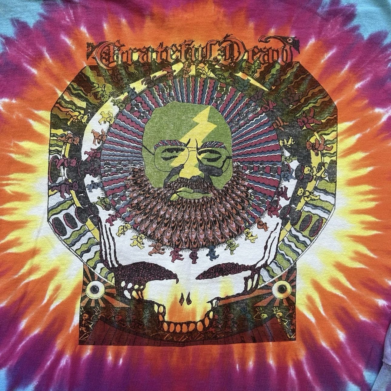 Vintage Vintage Grateful Dead Tie Dye Long Sleeve Shirt Jerry Garcia Size US XL / EU 56 / 4 - 6 Thumbnail