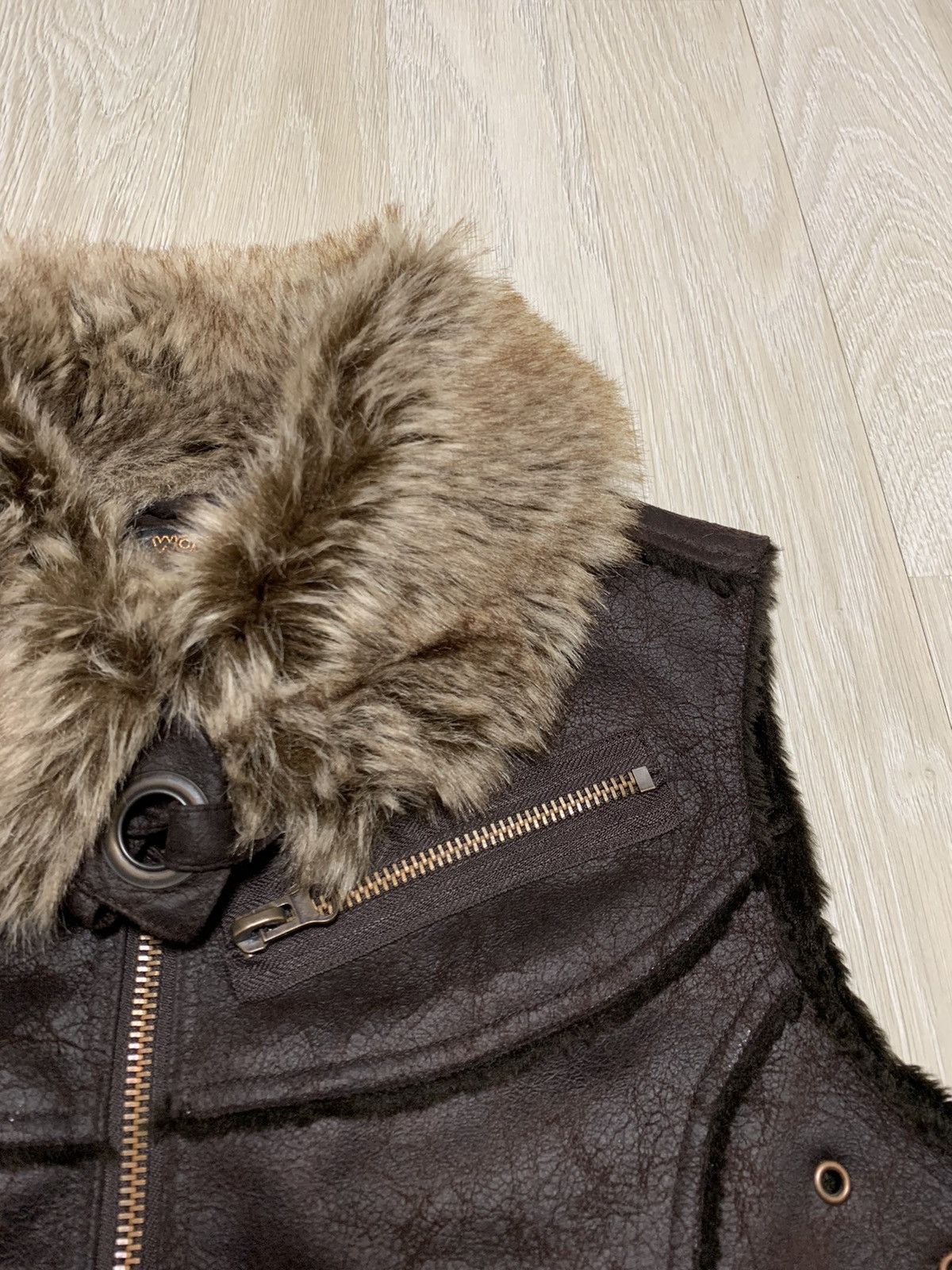 Japanese Brand × Vintage Vintage faux fur vests Size M / US 6-8 / IT 42-44 - 8 Thumbnail