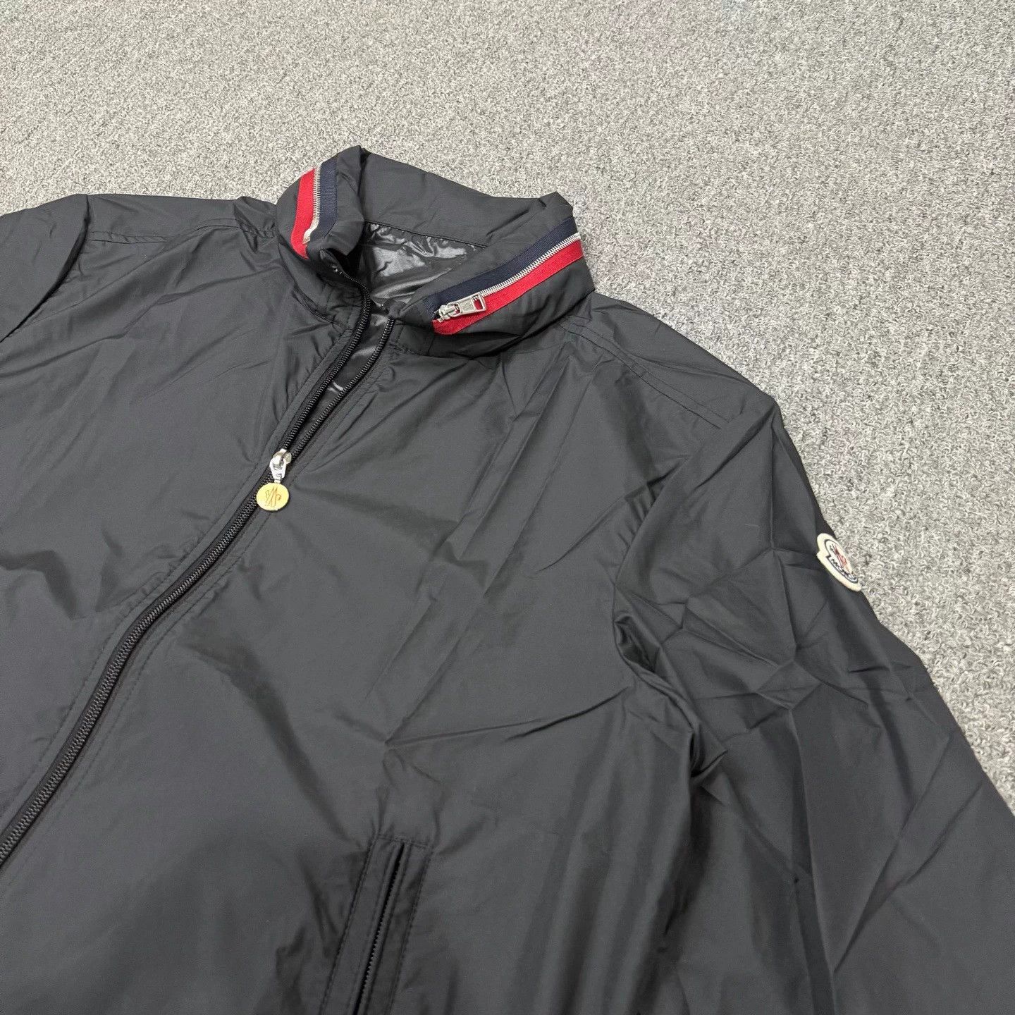 Moncler Moncler Nylon NWT blk Collar Stripe Arm Logo Jkt 4 Size US XL / EU 56 / 4 - 3 Thumbnail