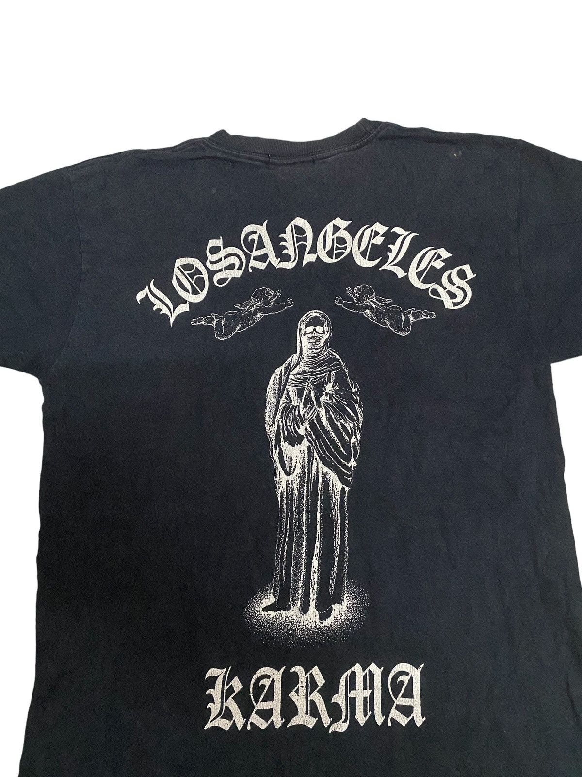 Japanese Brand × Vintage Vintage Karma Los Angeles Distress Tee Size US M / EU 48-50 / 2 - 3 Thumbnail
