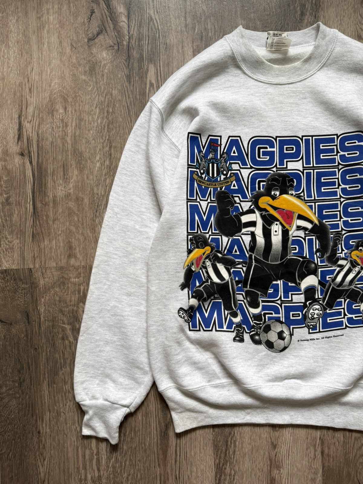 Nutmeg Vintage 90s Nutmeg Sweatshirt New Castle United Size US M / EU 48-50 / 2 - 3 Thumbnail