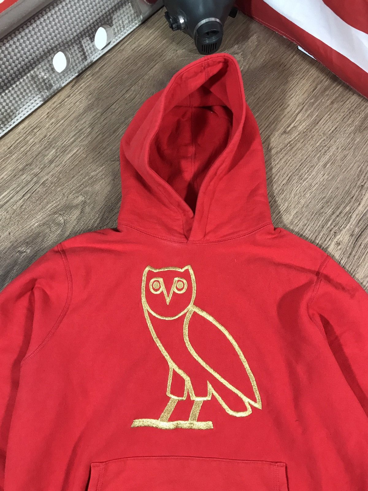October's Very Own × Vintage October’s Very Own Gold Owl Hoodie Drake Style Size US M / EU 48-50 / 2 - 5 Thumbnail