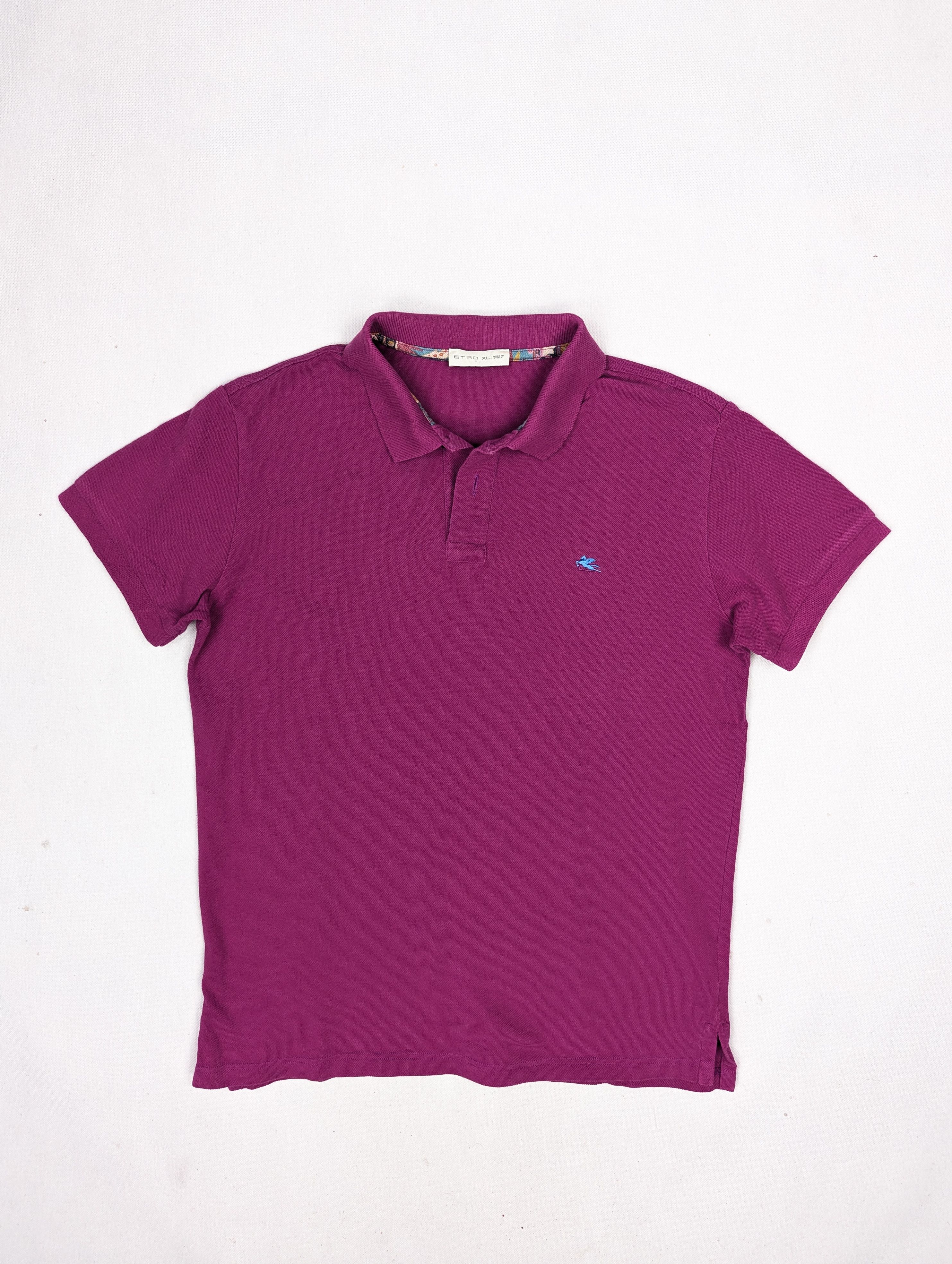Etro Etro pink polo shirt S Size US S / EU 44-46 / 1 - 1 Thumbnail