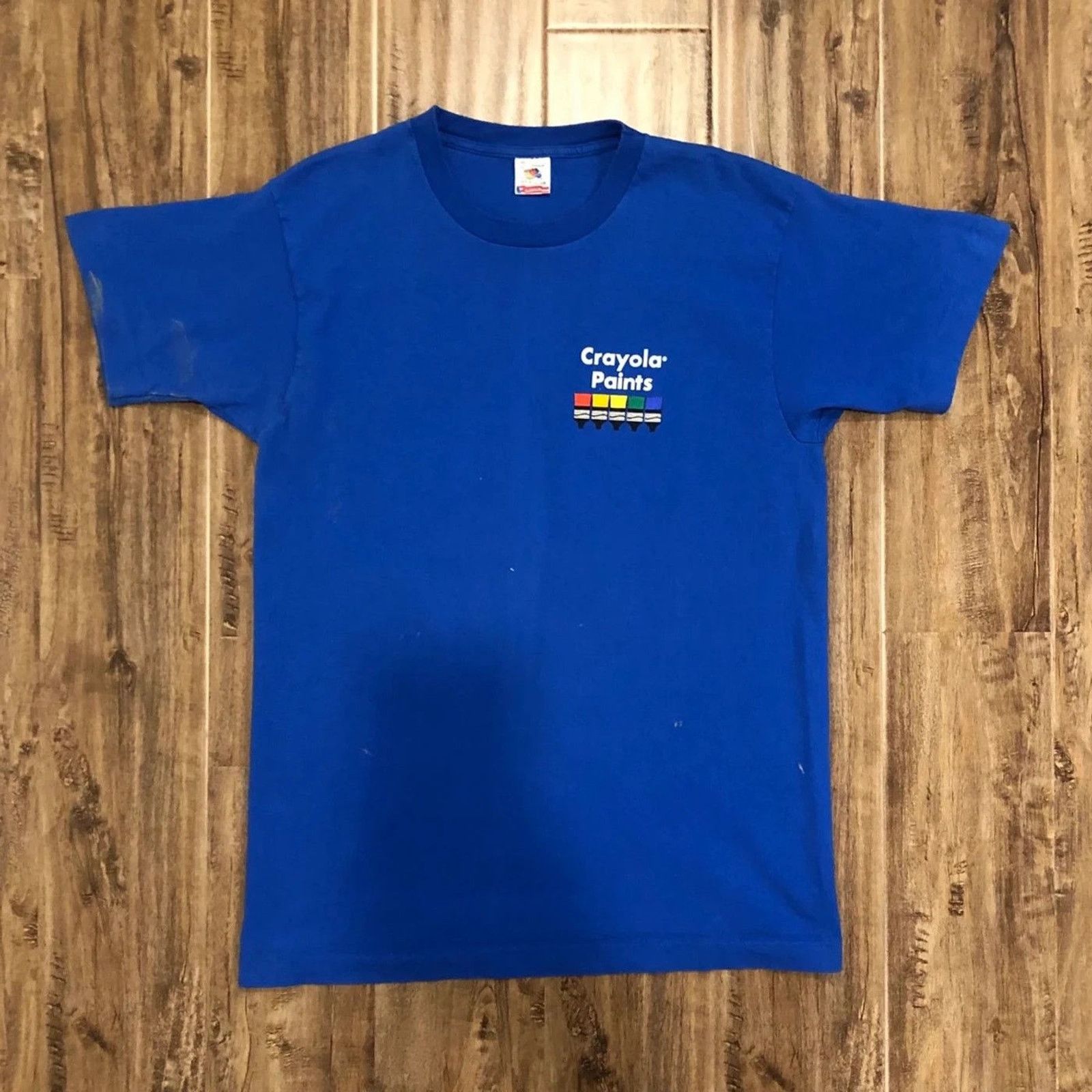 Fruit Of The Loom × Vintage Vintage 90s Crayola Paints Art Tee Size US M / EU 48-50 / 2 - 1 Thumbnail