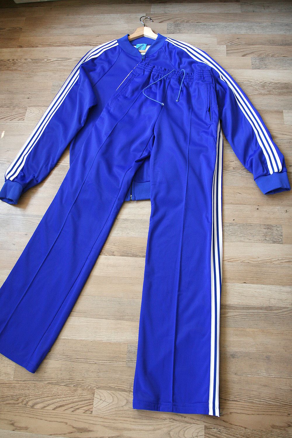 Adidas Vintage Adidas 1980s Made in England Tracksuit Full SET Rare Size US L / EU 52-54 / 3 - 5 Thumbnail