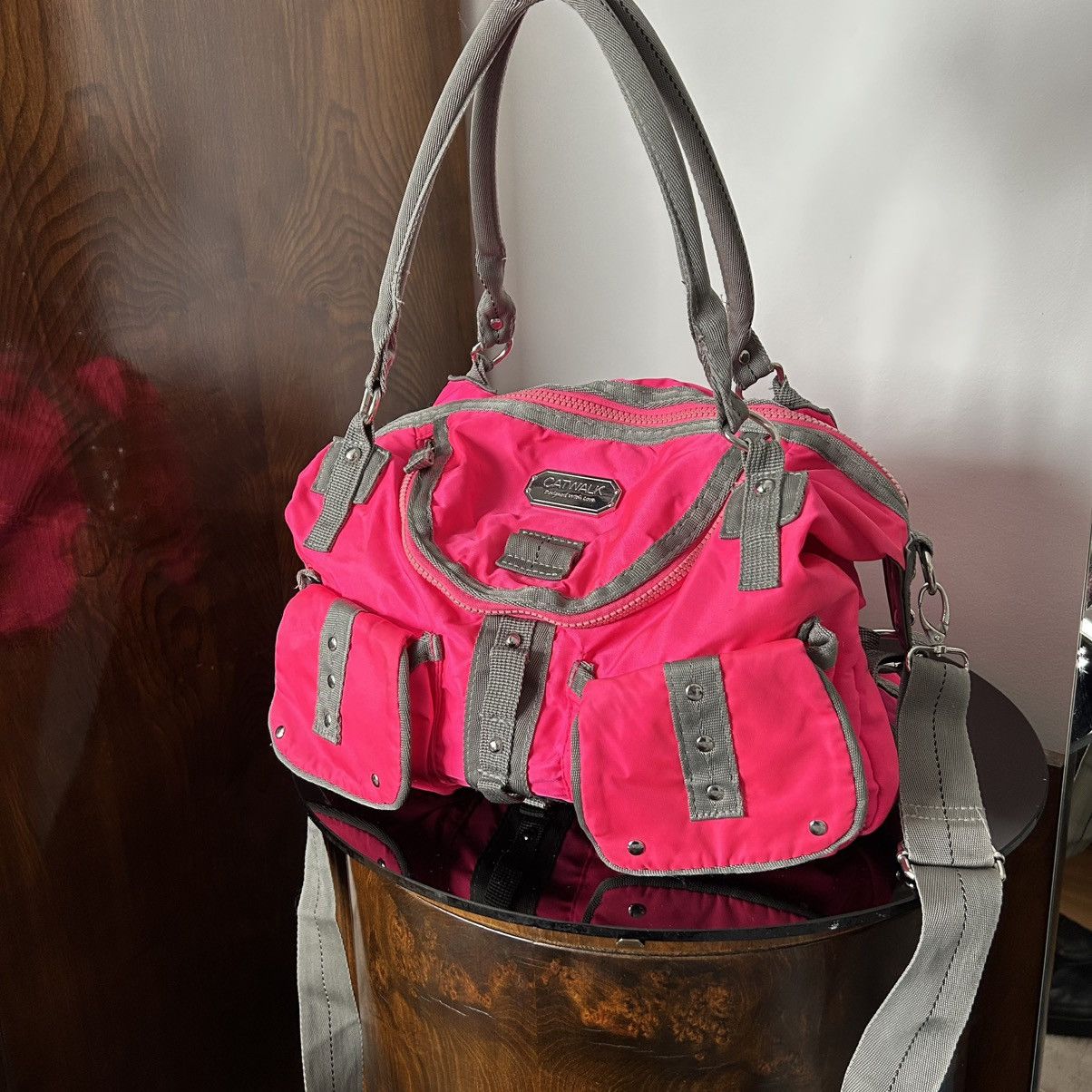 Vintage Y2K Catwalk crossbody bag pink Size ONE SIZE - 2 Thumbnail