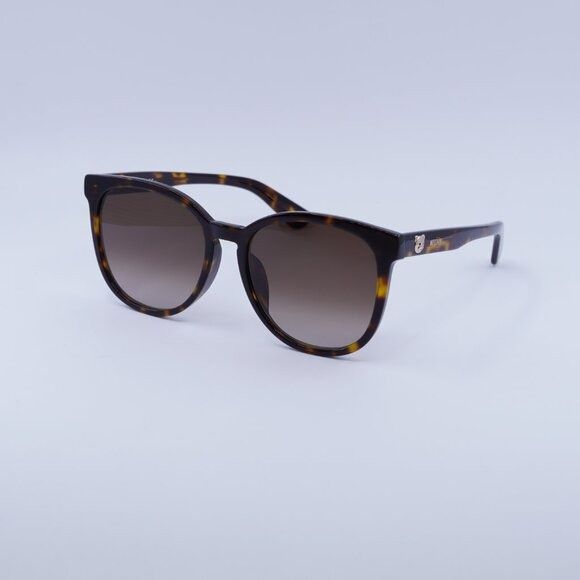 Moschino Moschino MOS074/F/S 0086 HA Sunglasses Havana Square Frame Size ONE SIZE - 7 Thumbnail