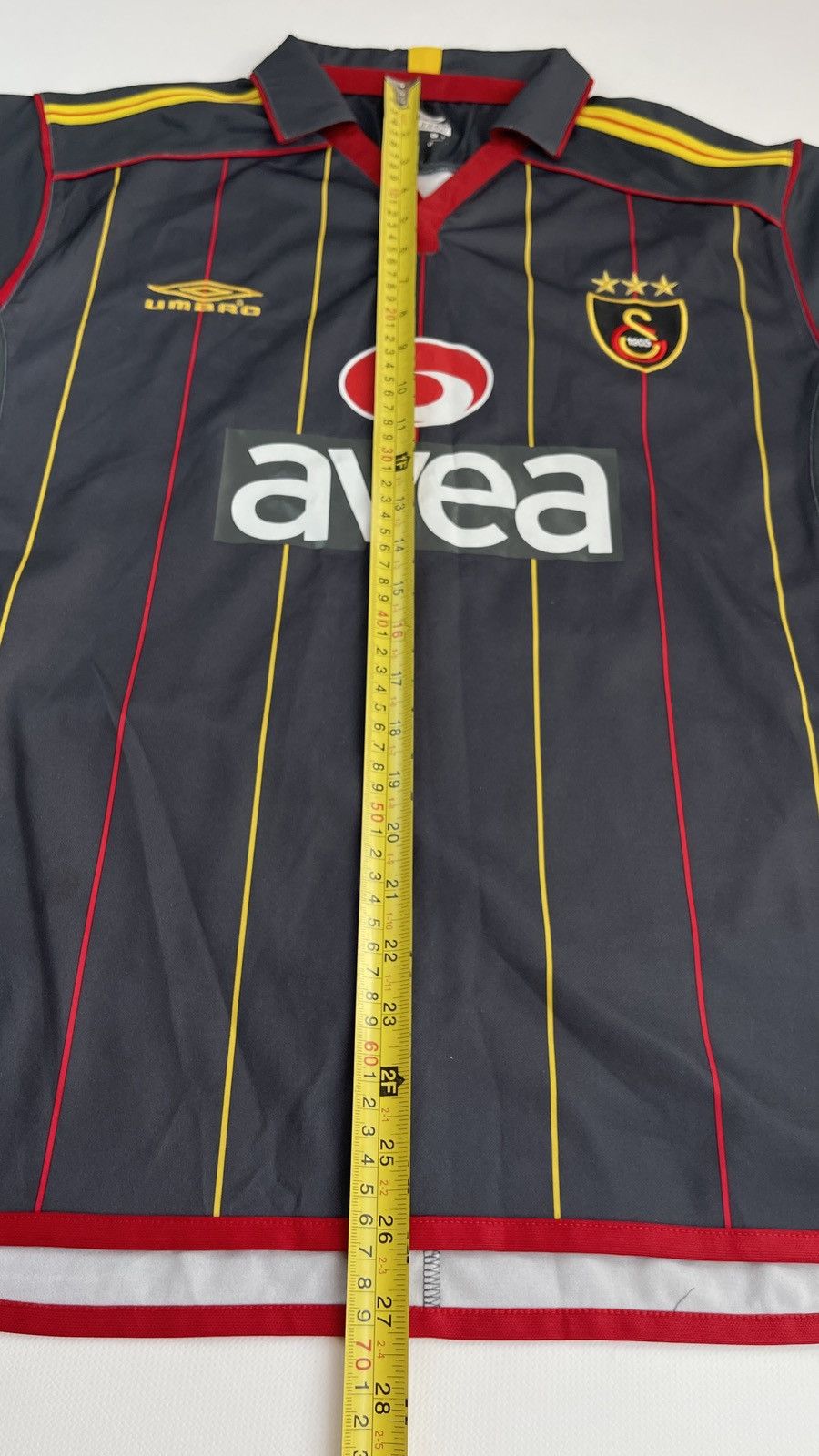 Adidas × Vintage Galatasaray Umbro 2004/2005 Polo Jersey Sanel 10 Player Size US M / EU 48-50 / 2 - 12 Thumbnail