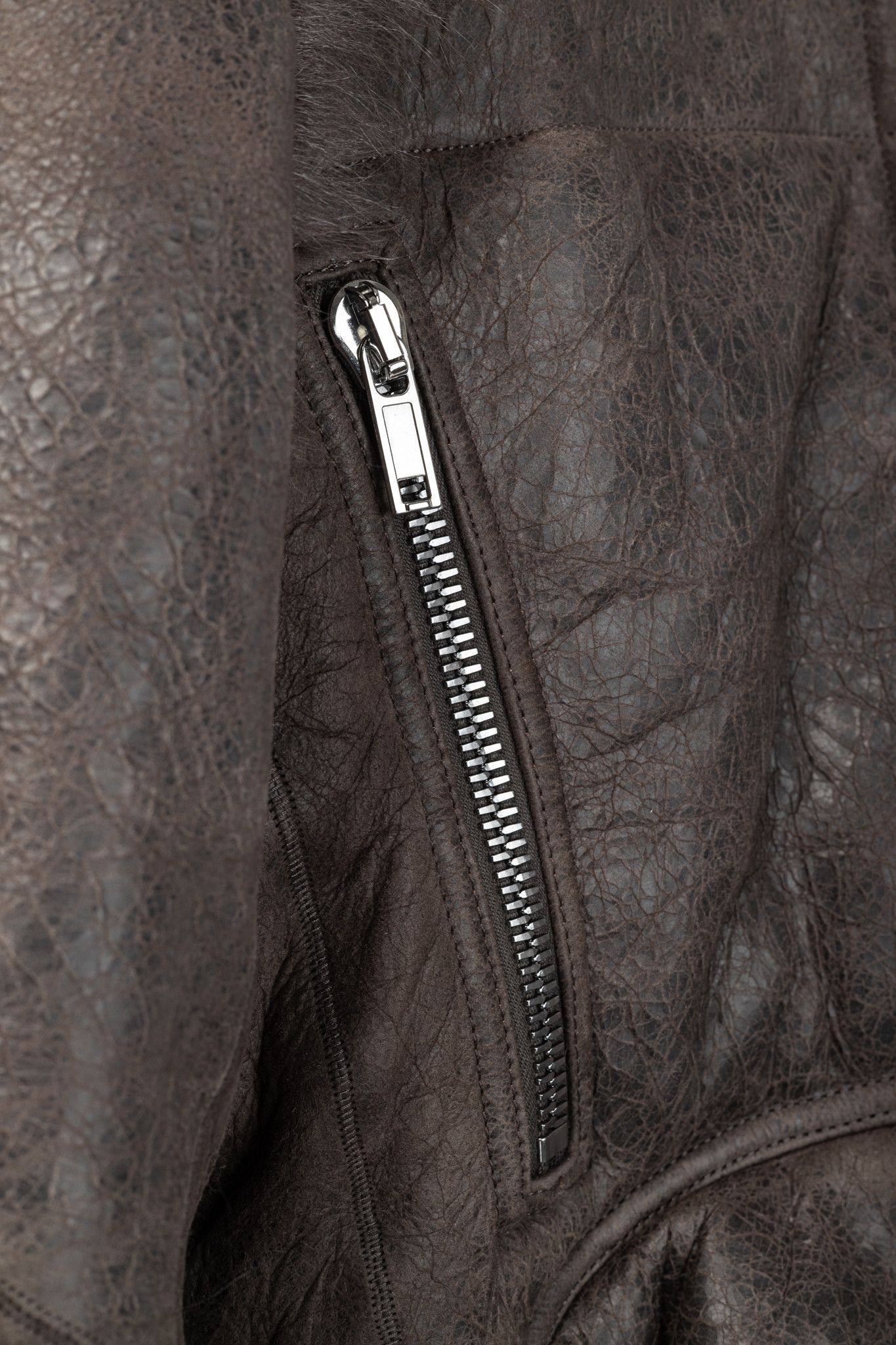 Rick Owens Rick Owens FW25 Concordians Exploder Fur & Leather Jacket Size S / US 4 / IT 40 - 7 Thumbnail